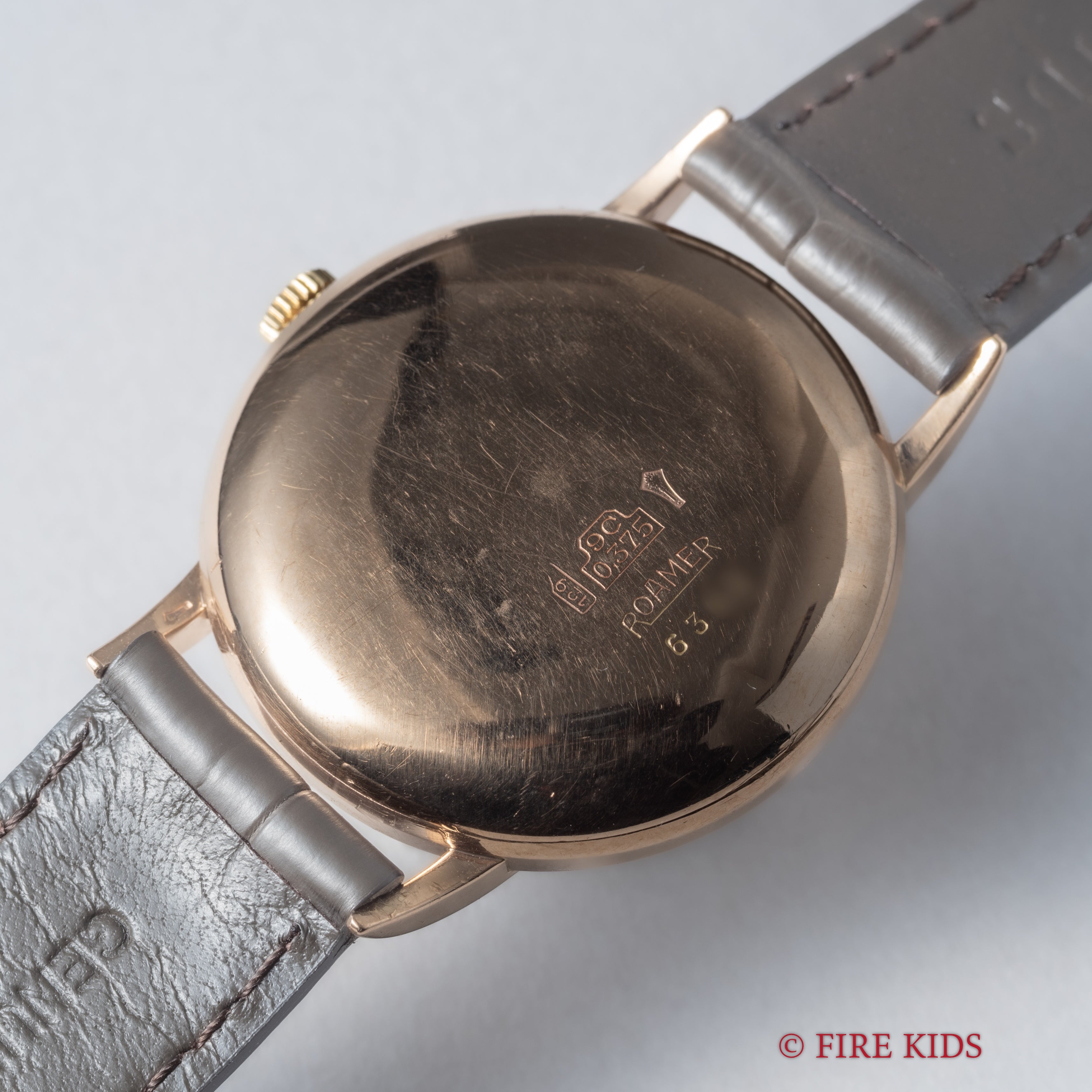 ローマー 9金無垢イングランドケース 1968年製 自動巻 スイス製