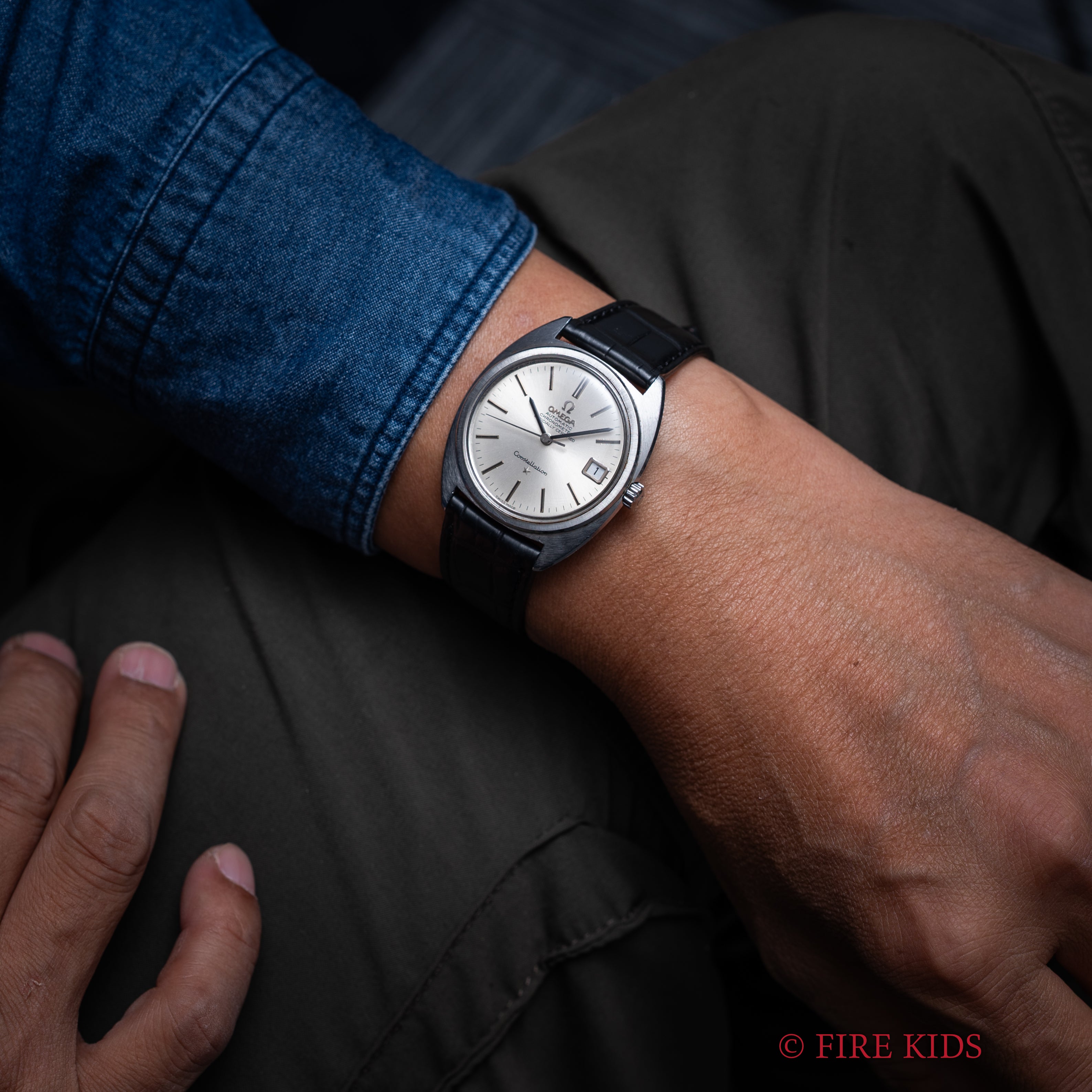 オメガ コンステレーション 1969年製 Ref.168.017 ジェンタ クロノメーター自動巻 Cal.564 純正尾錠付