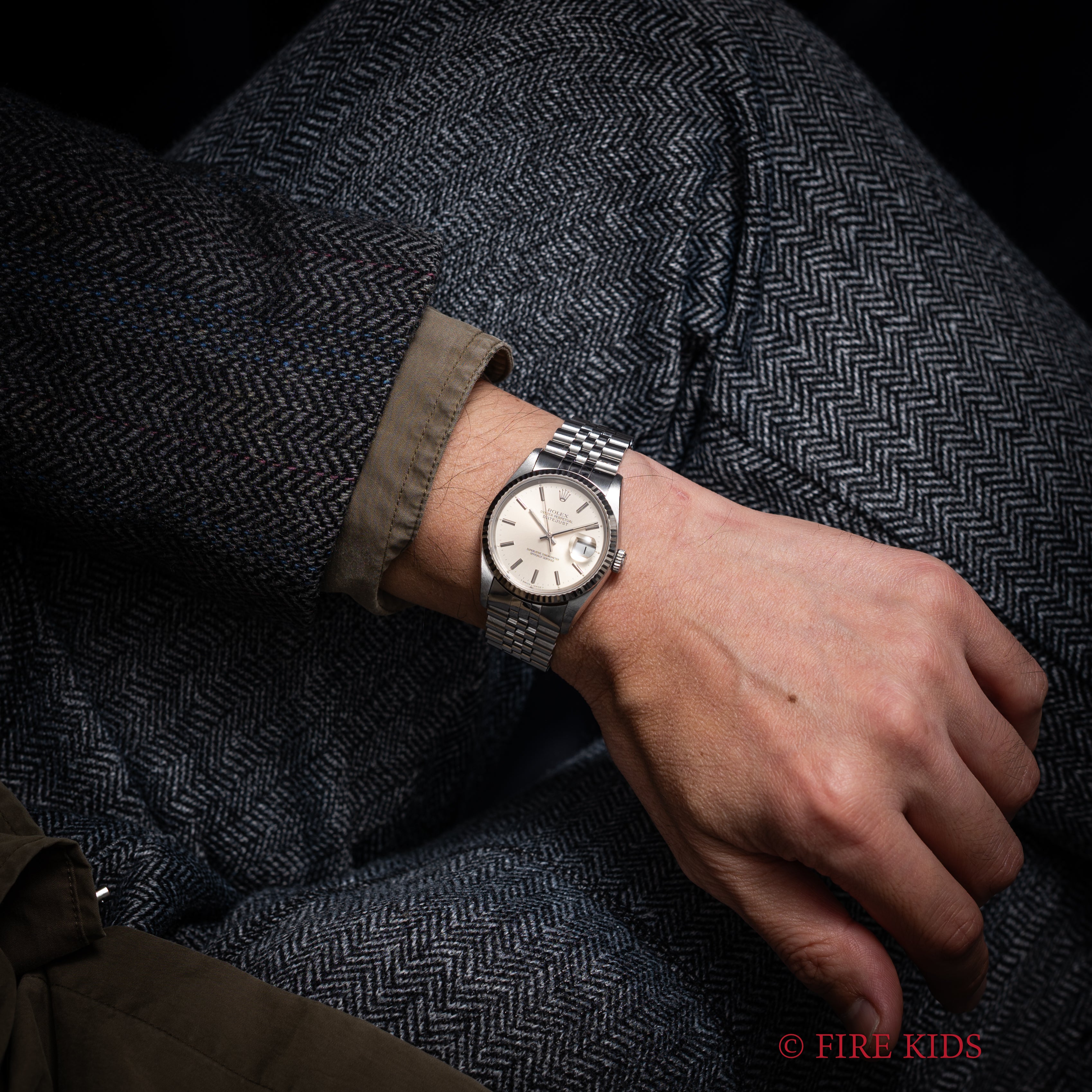 ロレックス デイトジャスト 1991年製 Ref.16234 シルバーダイヤル WGベゼル 純正ジュビリーブレス