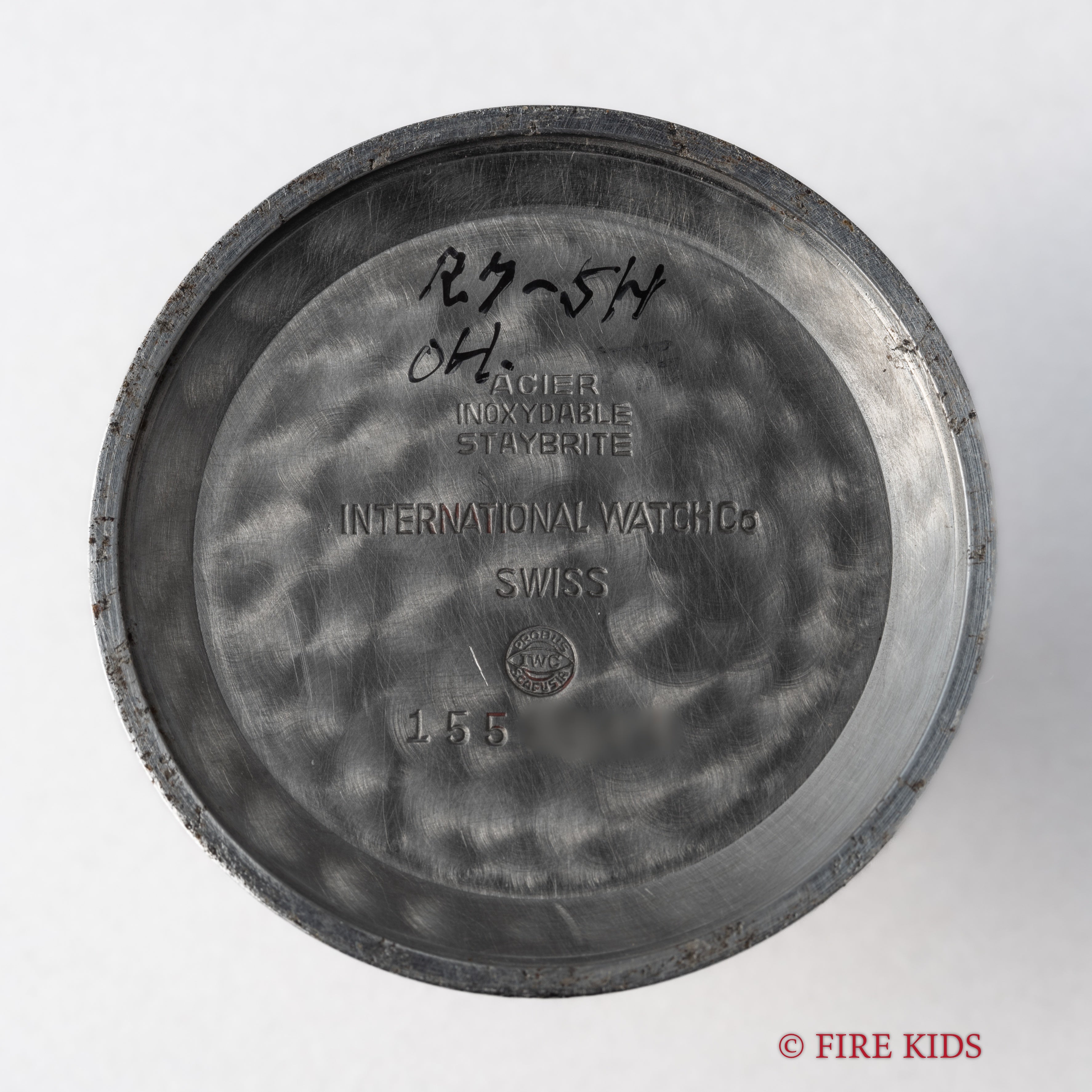 IWC ラウンドケース 1962年製 手巻き Cal.89 砲弾インデックス