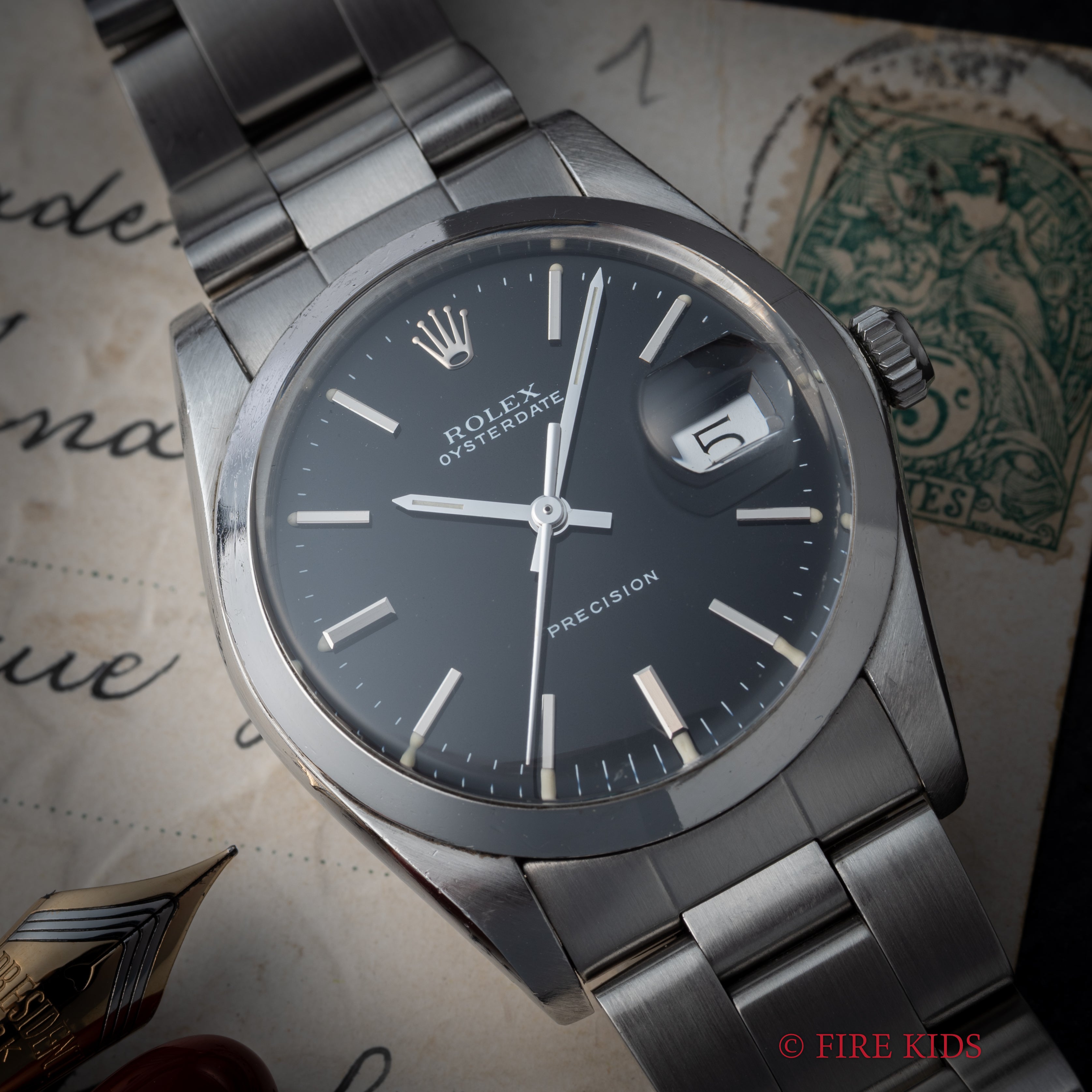 ロレックス Ref.6694 1986年製 サービスブラックダイヤル 純正ブレス