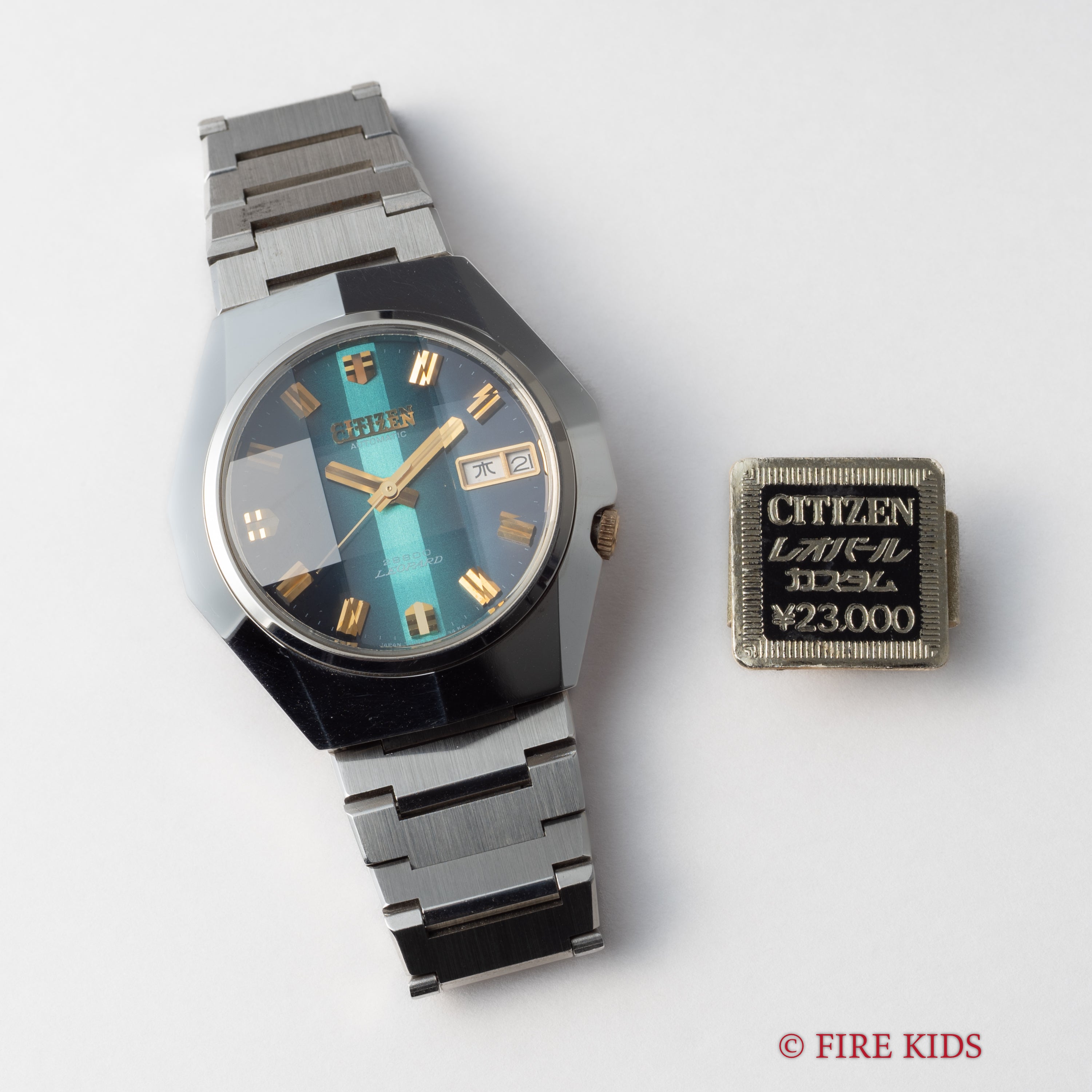 シチズン レオパール カスタム Ref.4-771044Y 1973年製 タグ付き純正ブレス 美品 カットガラス