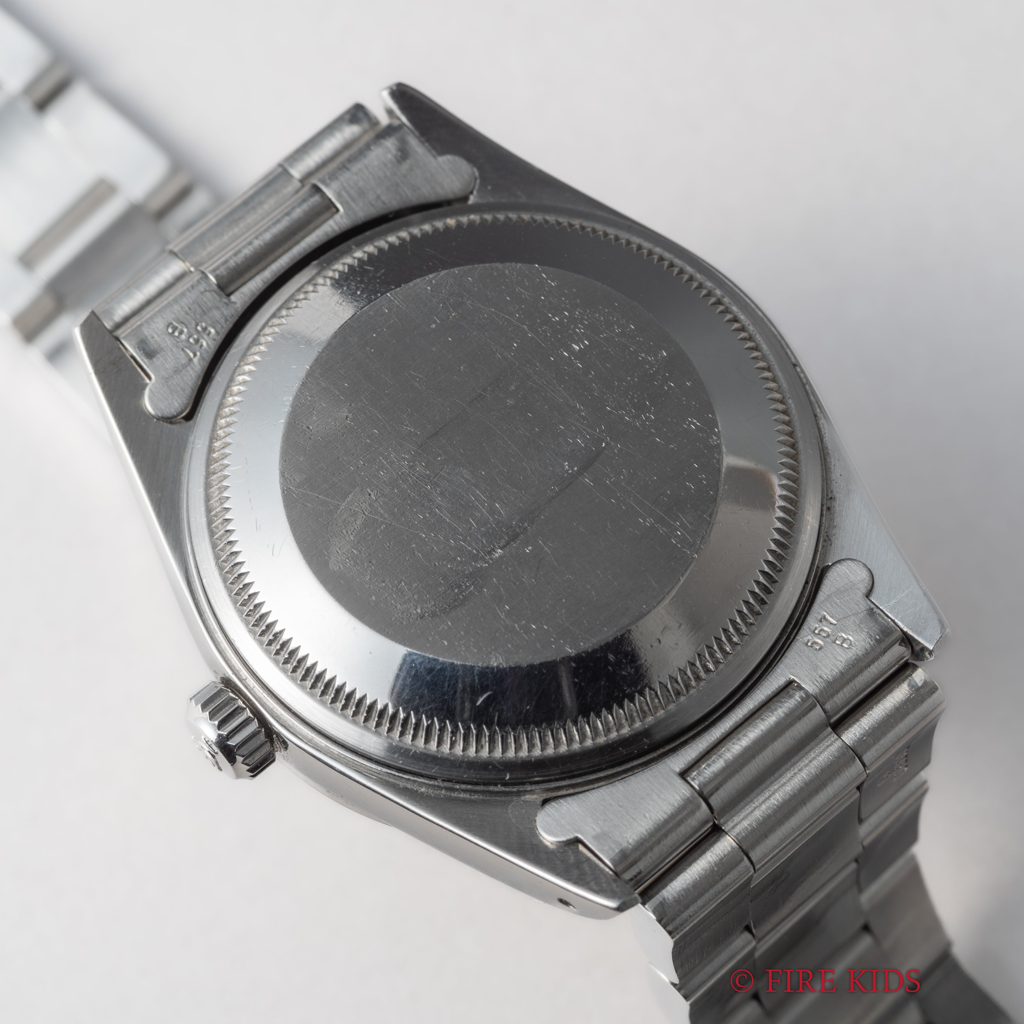 ロレックス 1989~1990年製 ホワイトローマンダイヤル オイスターパーペチュアルデイト Ref.15200 ギャラ、タグ付き