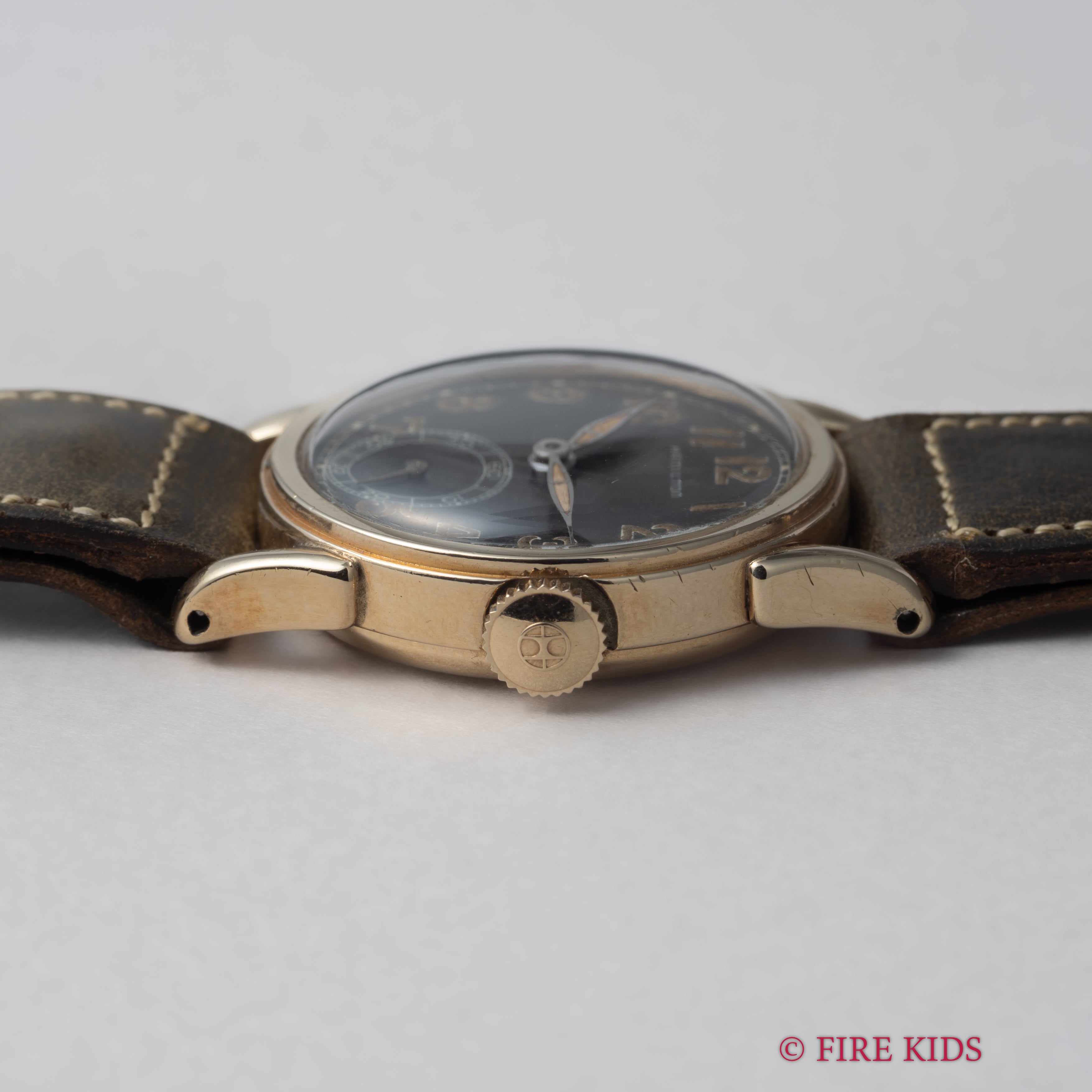 ハミルトン アラビア スモールセコンド 手巻き 1931年製 10KGF