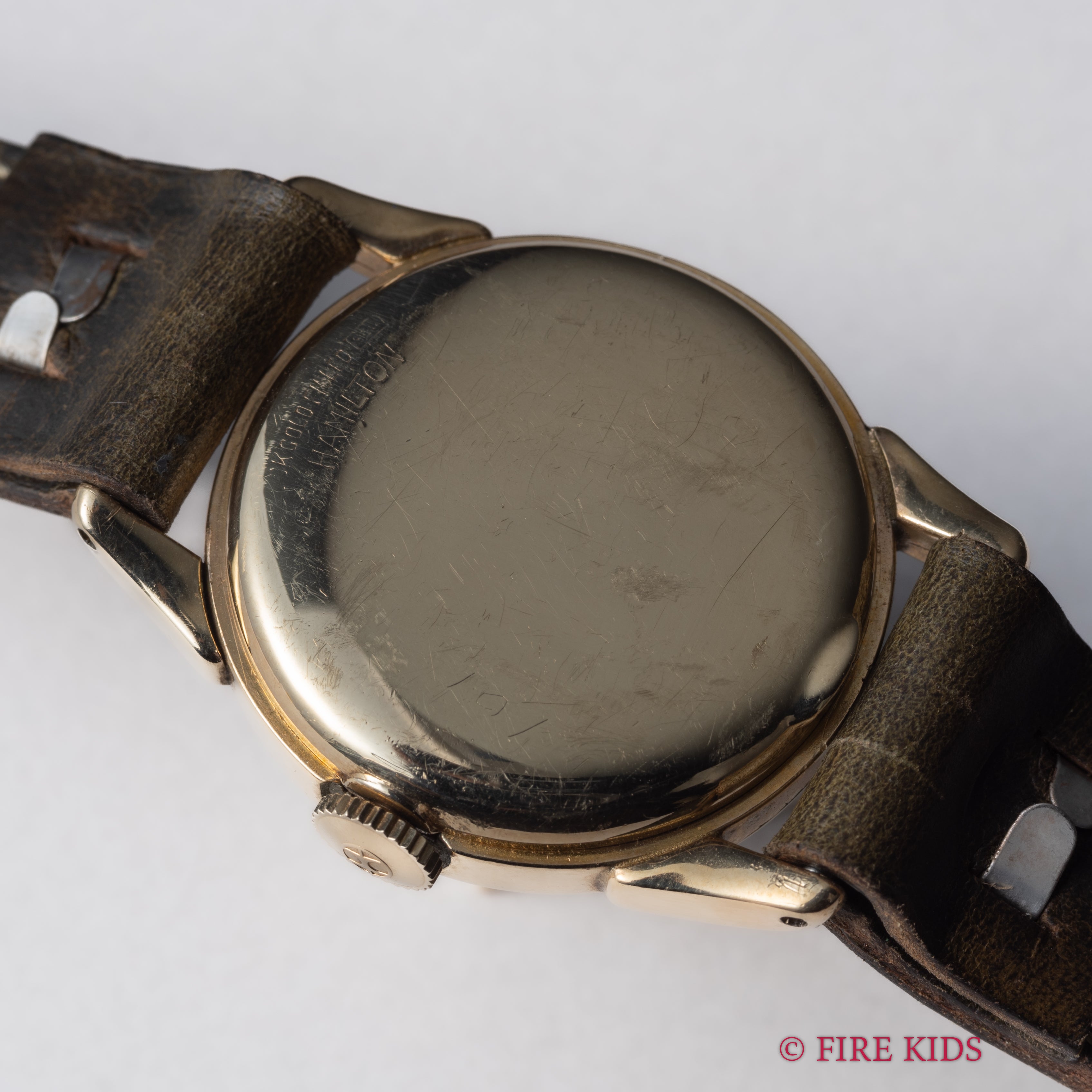 ハミルトン アラビア スモールセコンド 手巻き 1931年製 10KGF