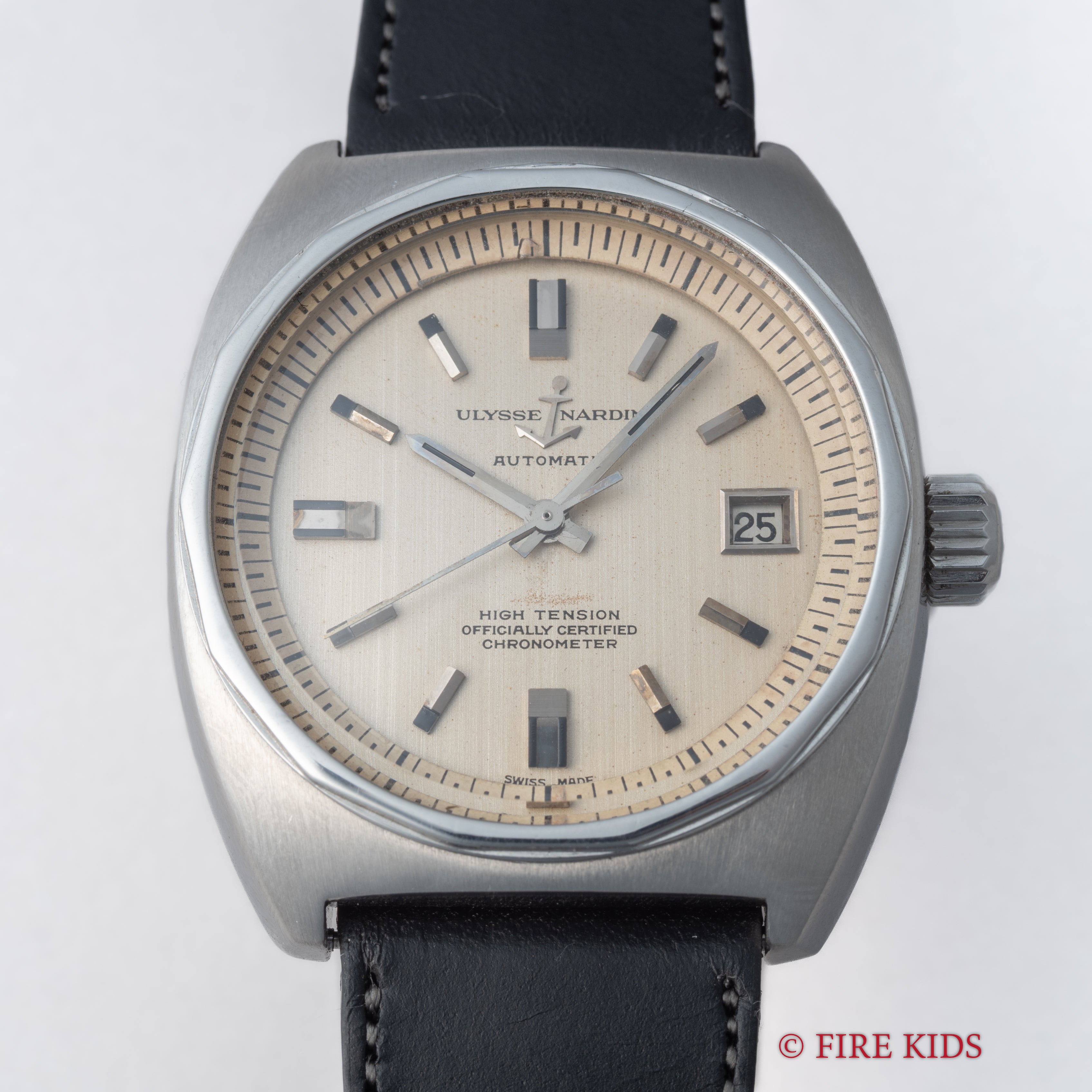 ユリスナルダン クロノメーター ハイテンション 1960年代製 自動巻 純正尾錠付