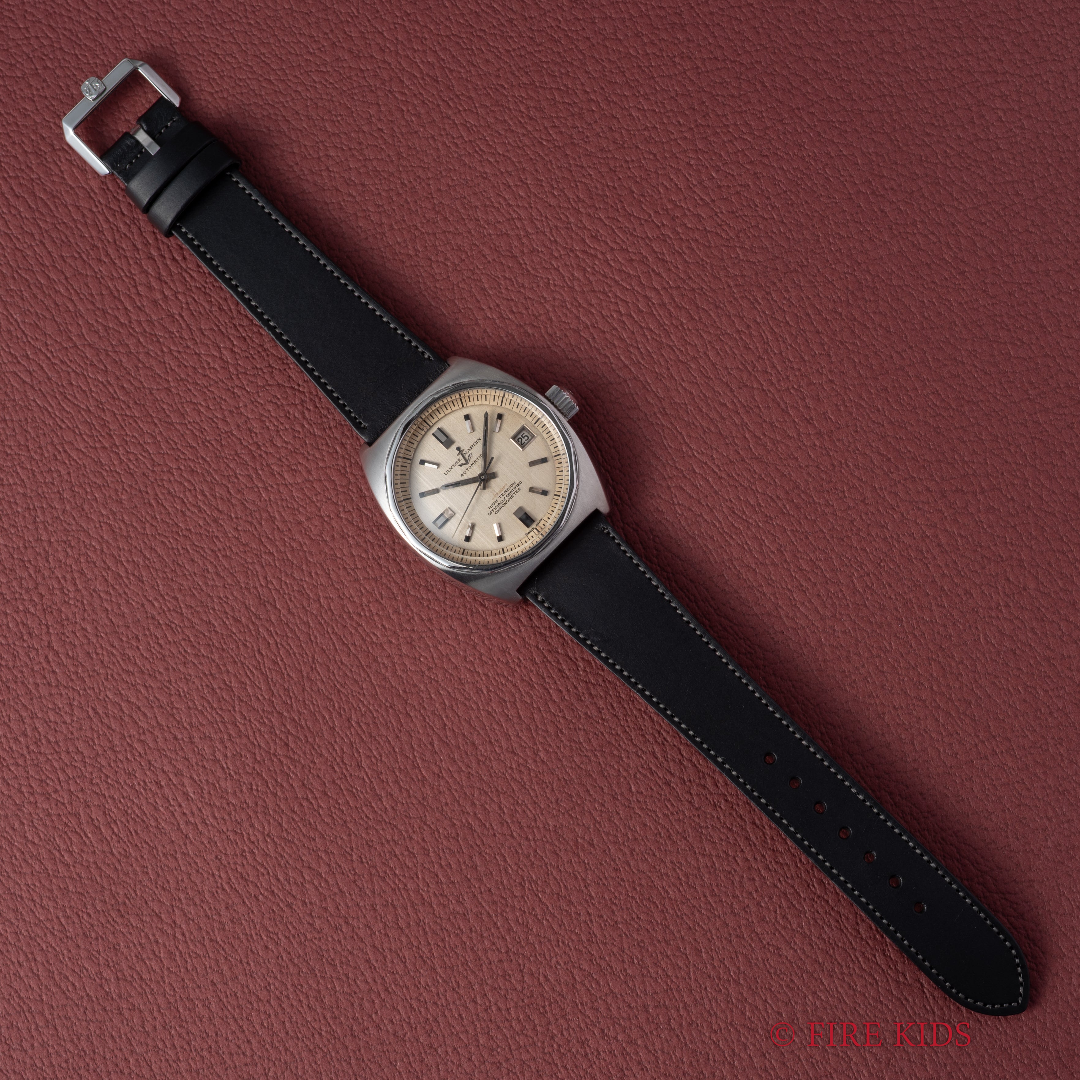 ユリスナルダン クロノメーター ハイテンション 1960年代製 自動巻 純正尾錠付