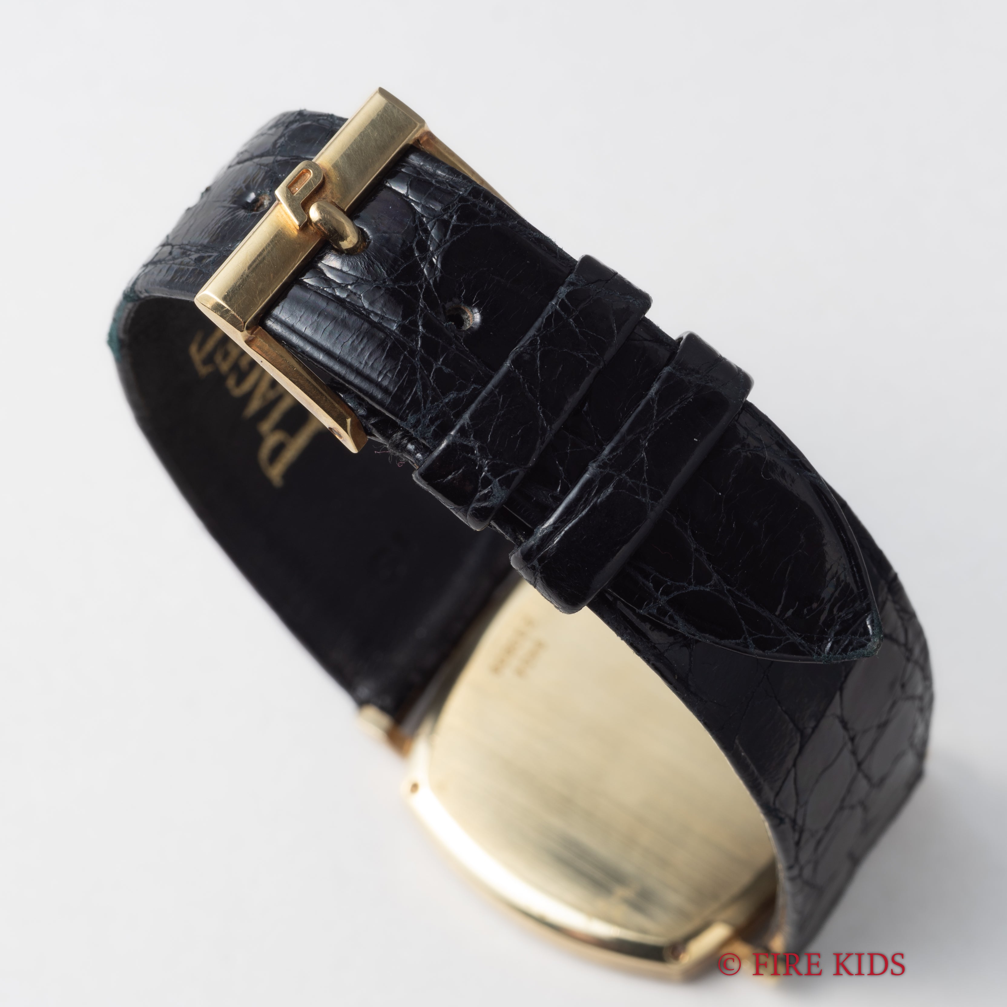 ピアジェ スクエア バーク仕上げ Cal.9P1 Ref.9434 純正18金尾錠付き 1970年代製