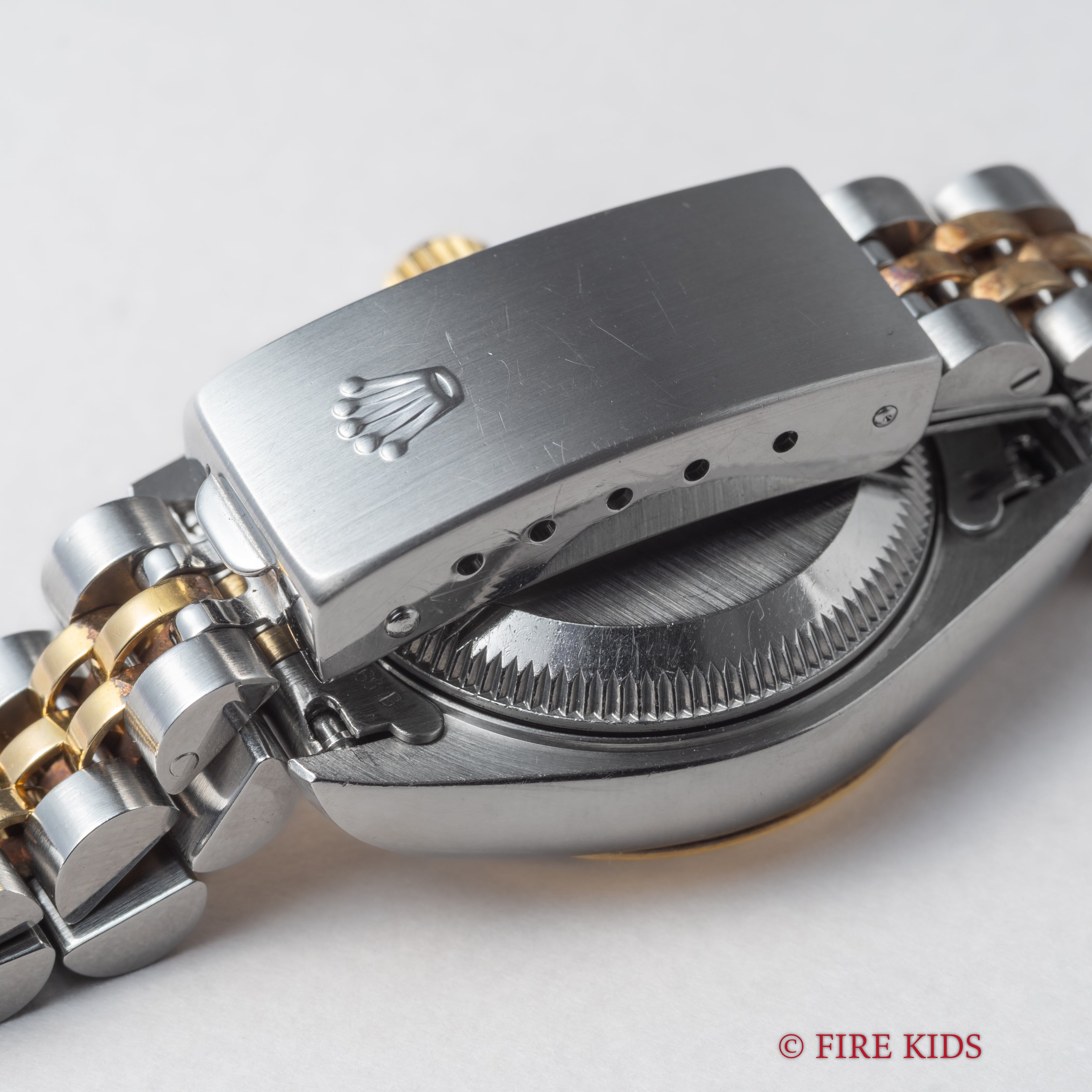 ロレックス デイトジャスト 自動巻き 1993年製 レディース コンビ Ref.69173 シャンパンダイヤル