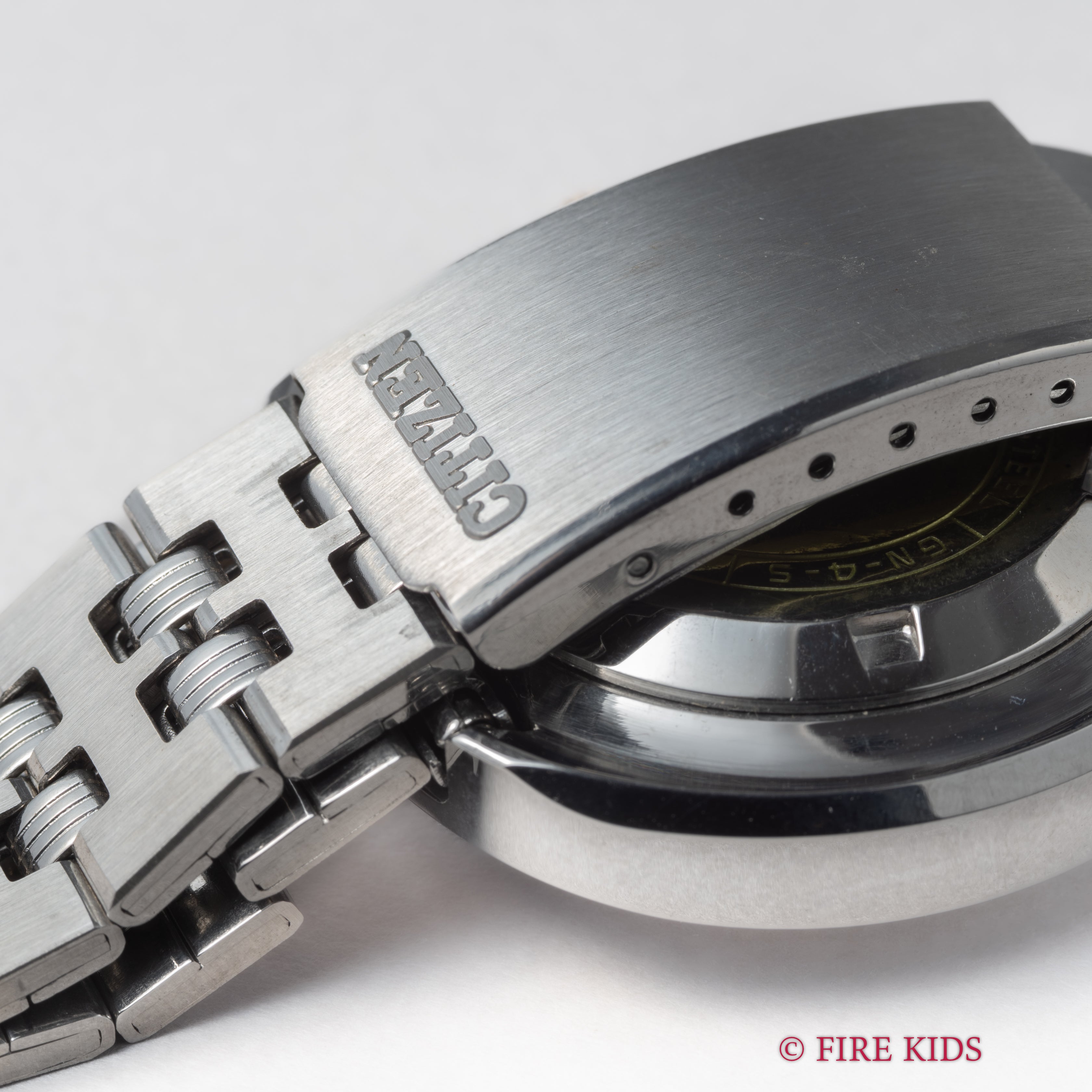 シチズン 1973年製 グリーングラデーション Ref.4-651961Y 未使用美品 カットガラス 自動巻 純正ブレス