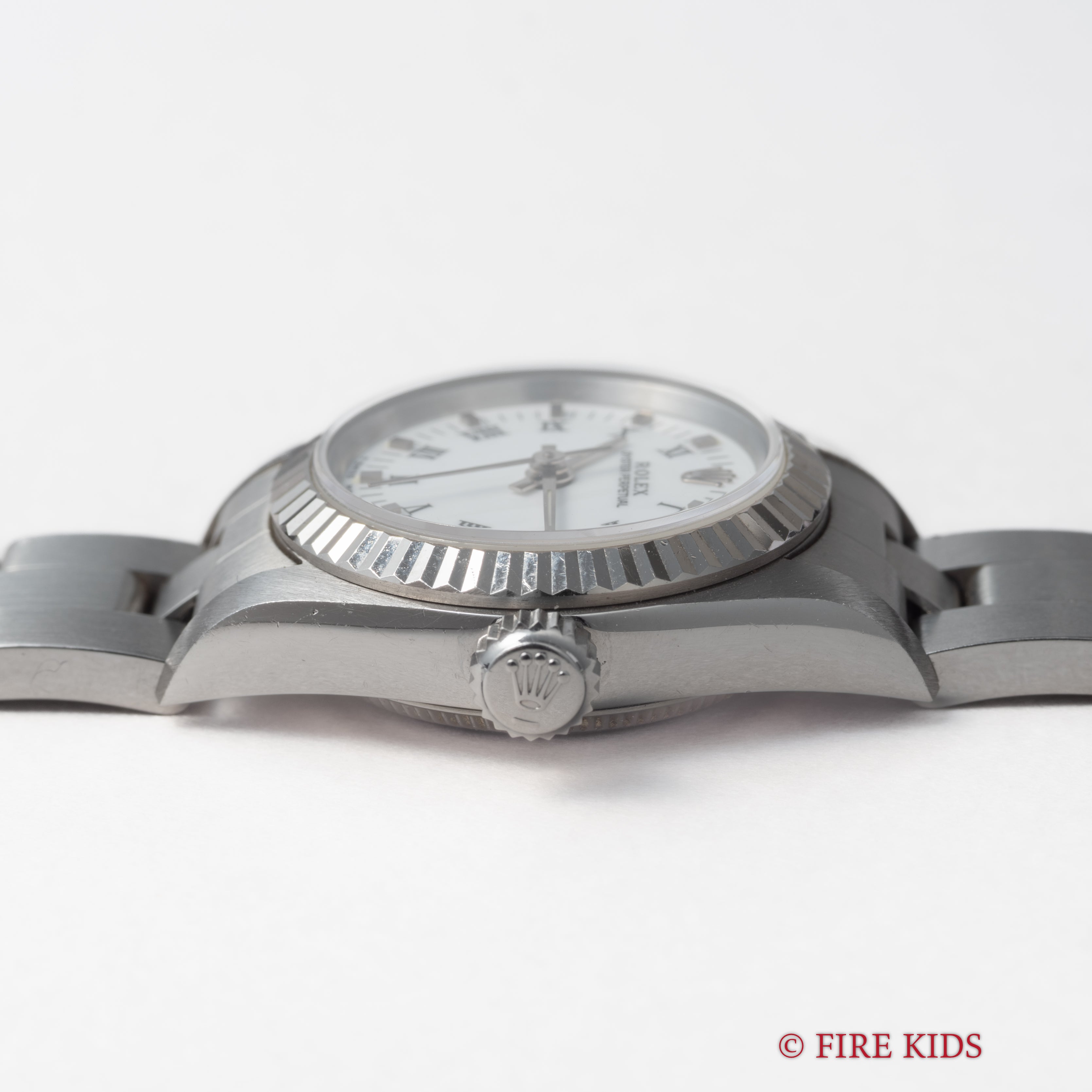 ロレックス Ref.67194 1997年製 ホワイトローマンダイヤル 箱、ギャラ、タグ、冊子付