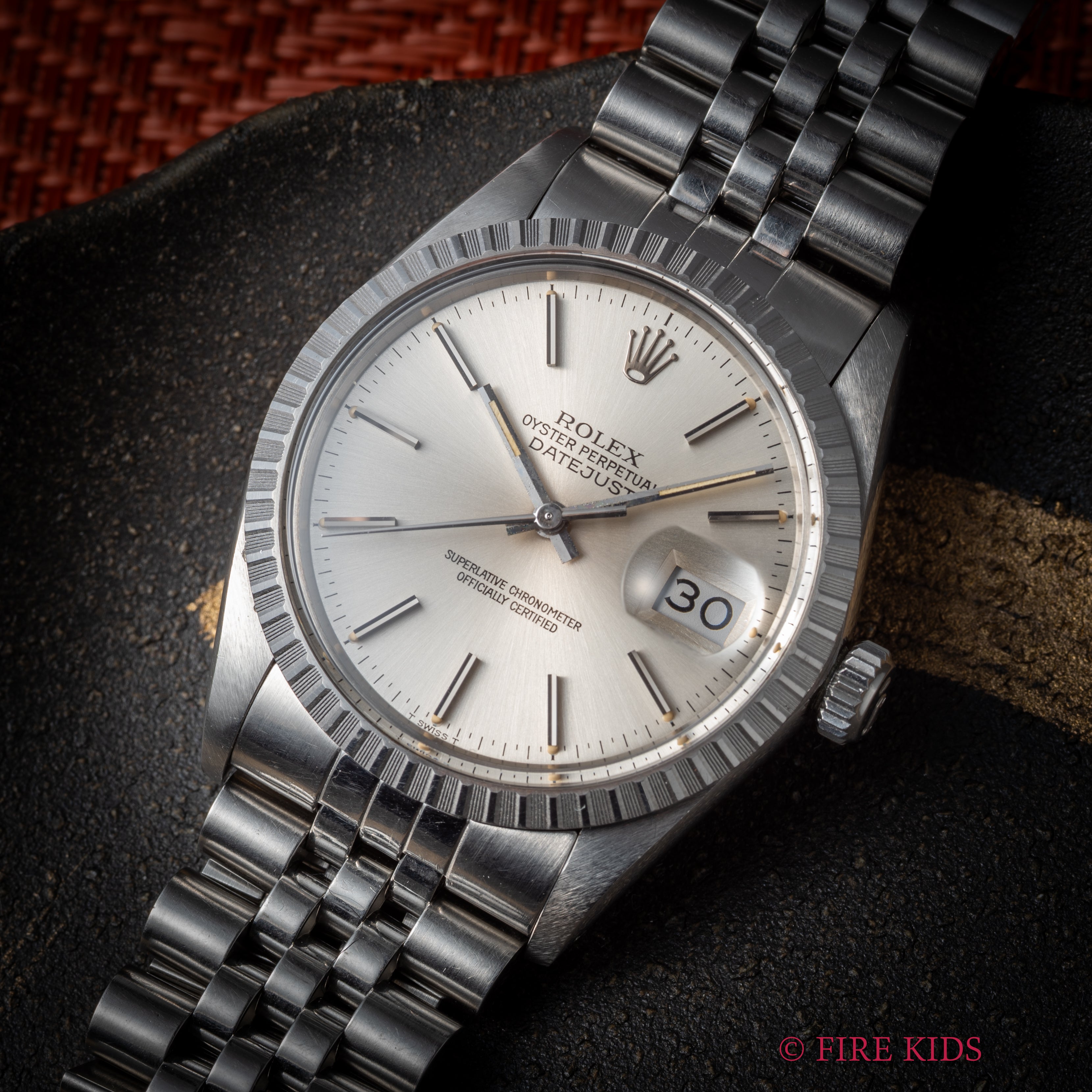 ロレックス デイトジャスト 1984年製 Ref.16030 シルバーダイヤル オールトリチウム 純正ジュビリーブレス