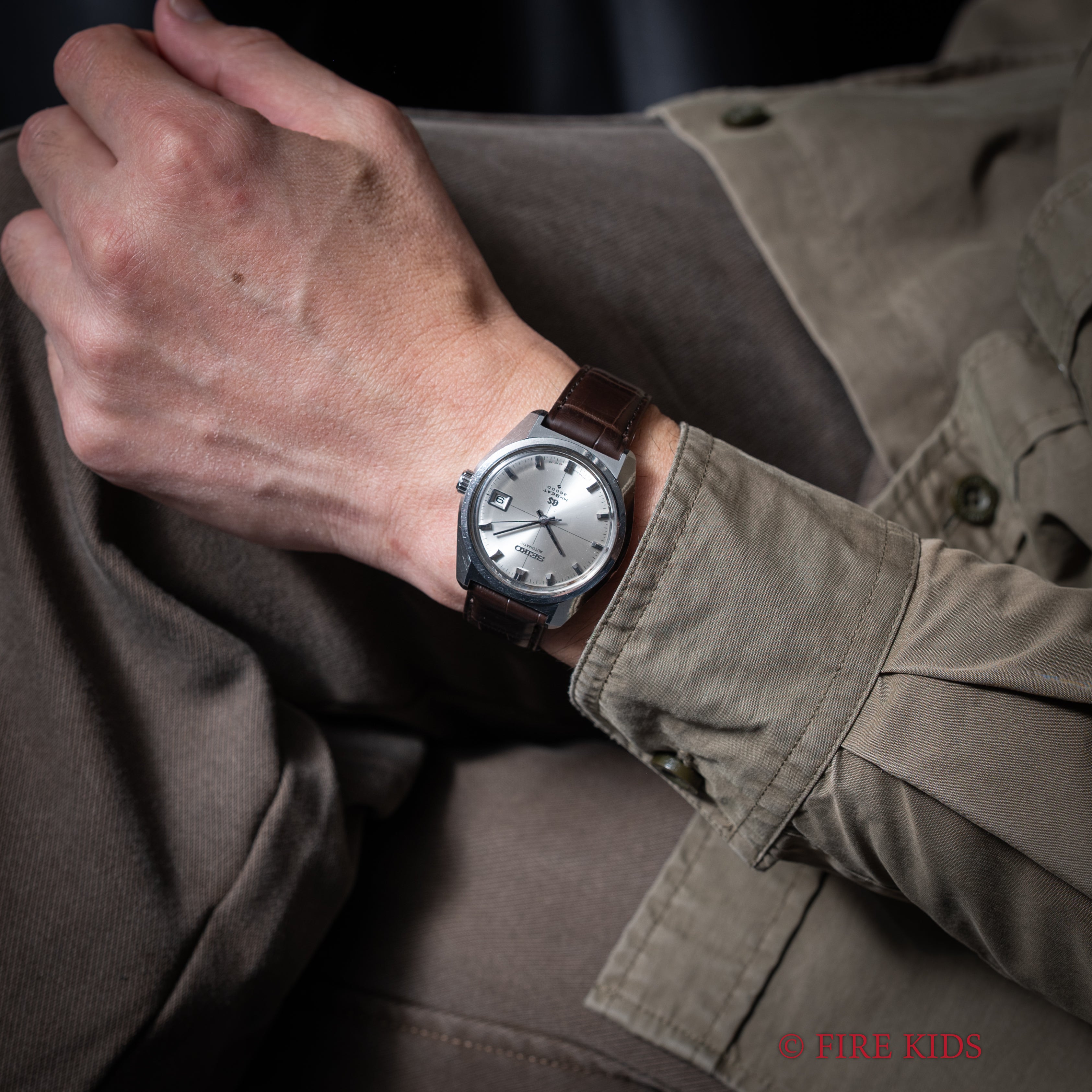 グランドセイコー ハイビート 36000 1969年製 Ref.6145-8000 61GS クロスライン