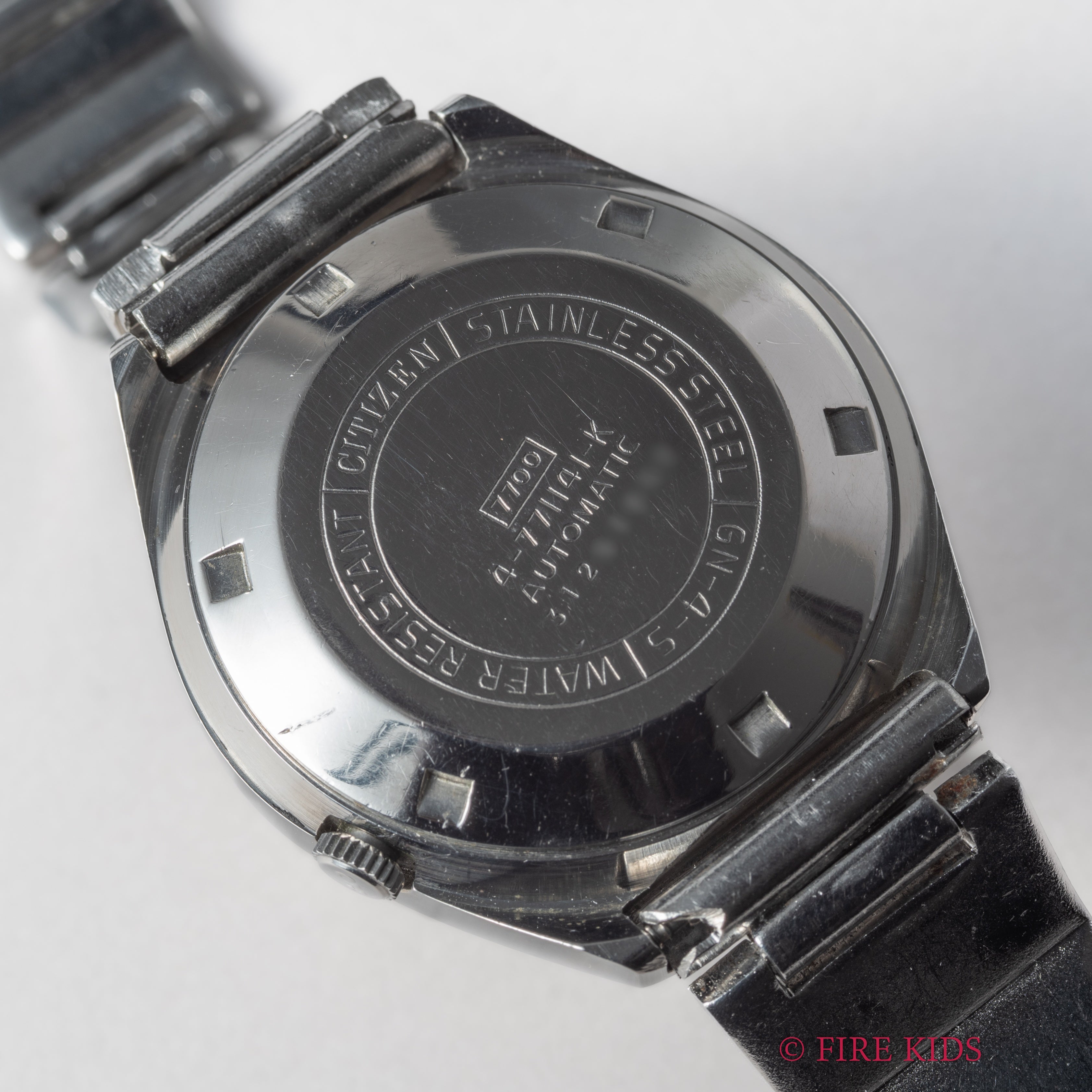 シチズンセブンスター V2 パープルダイヤル 1973年製 デイデイト自動巻 純正ブレス付き