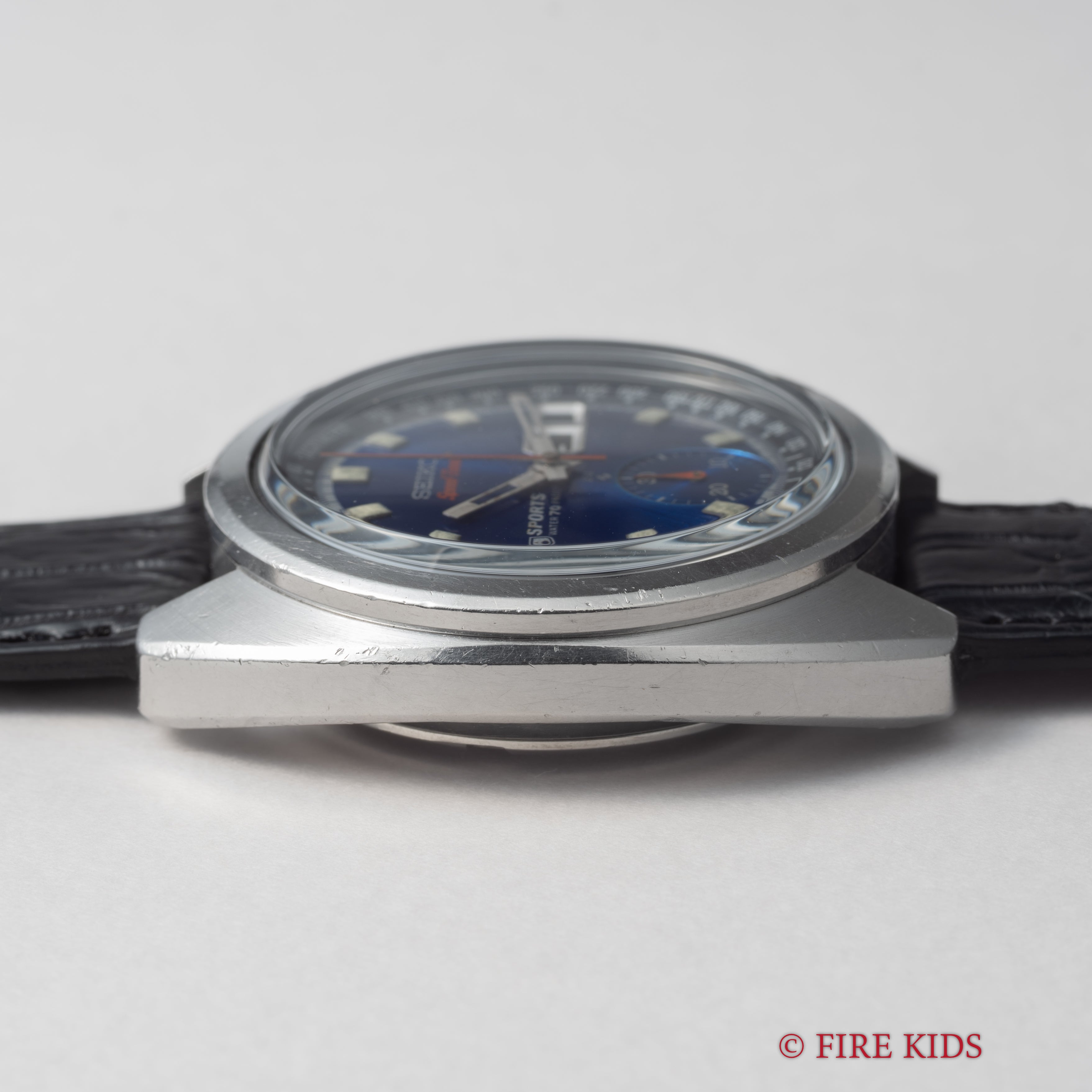 セイコー スピードタイマー デイデイト ブルー 1969年製 ブルース・リー 自動巻きクロノグラフ