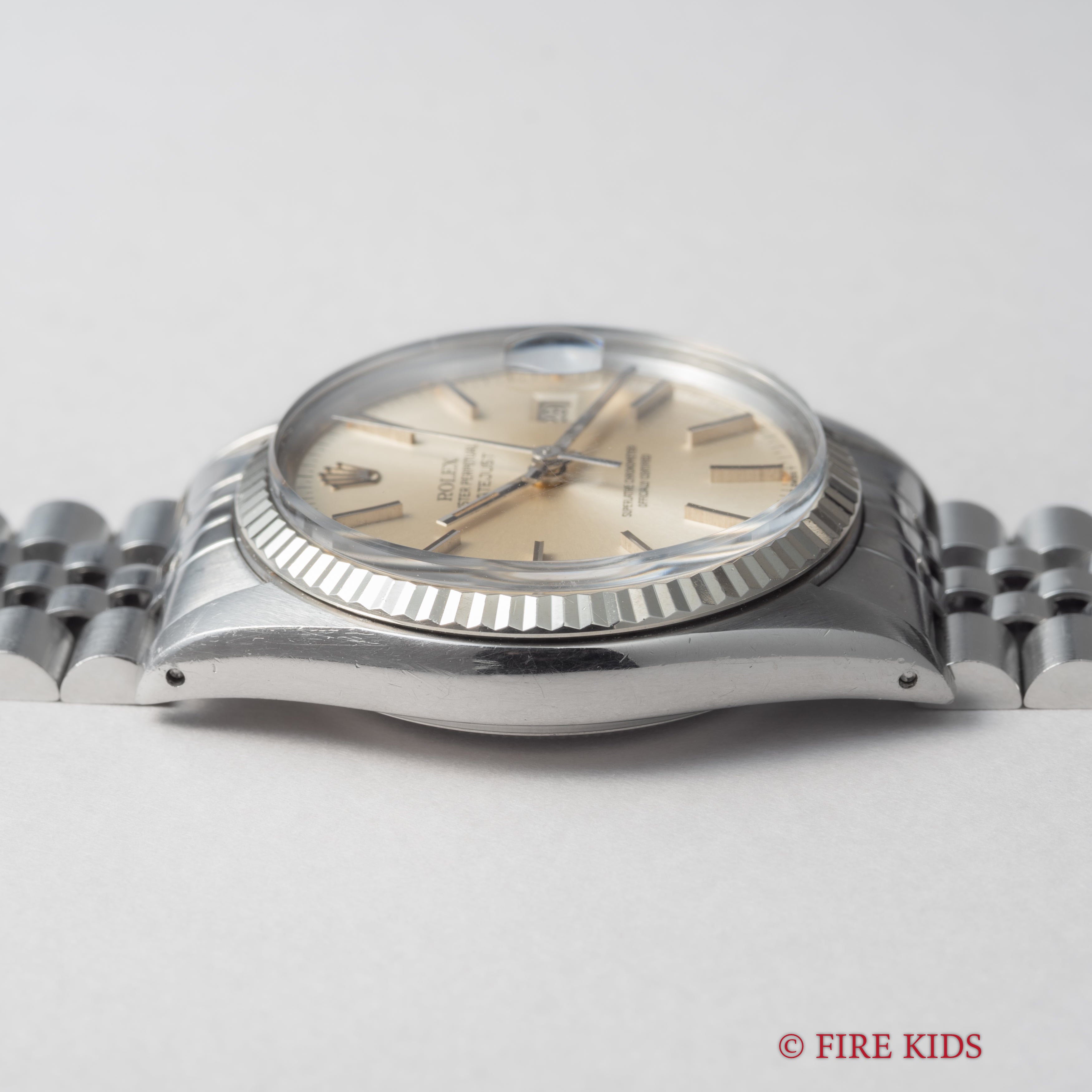 ロレックス デイトジャスト 自動巻き 1978年製 Ref.16014 シルバーダイヤル WGベゼル