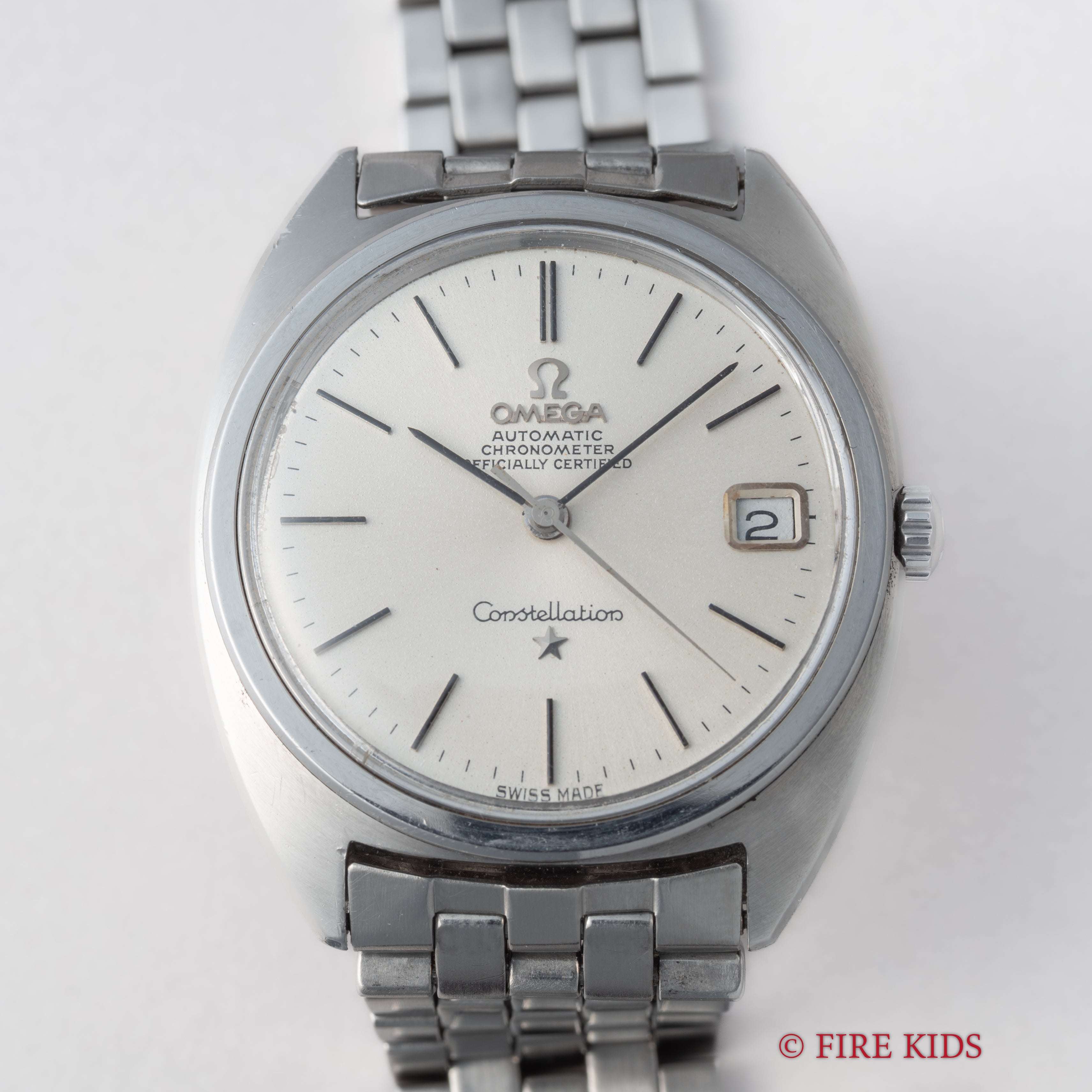 オメガ コンステレーション ジェンタデザイン初期型 1966年製 Ref.168.017 自動巻クロノメーター cal.561 純正ブレス