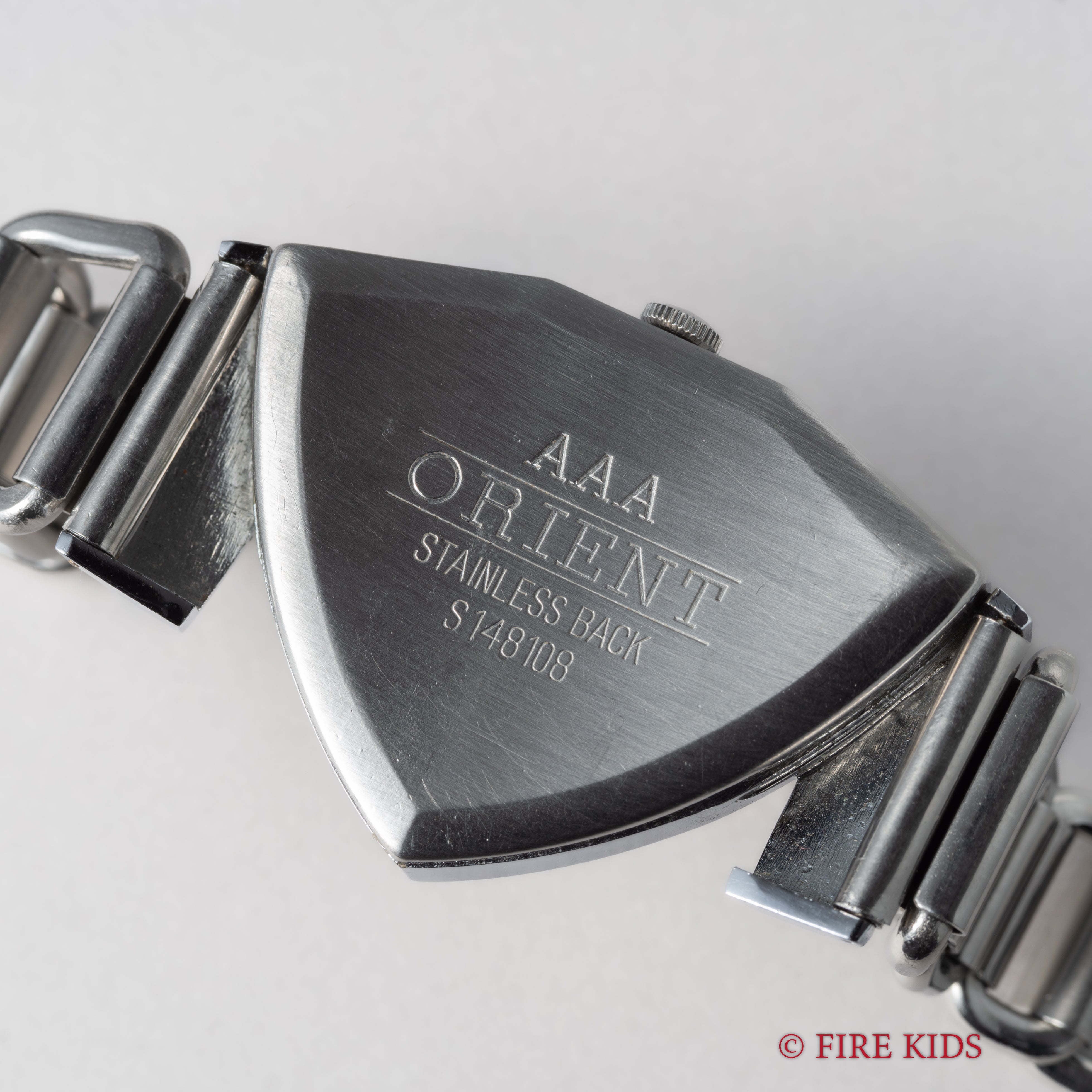 オリエント 三角時計 カレンダーオリエント AAA 1970年代製 手巻 ベンチュラタイプ 純正ブレス