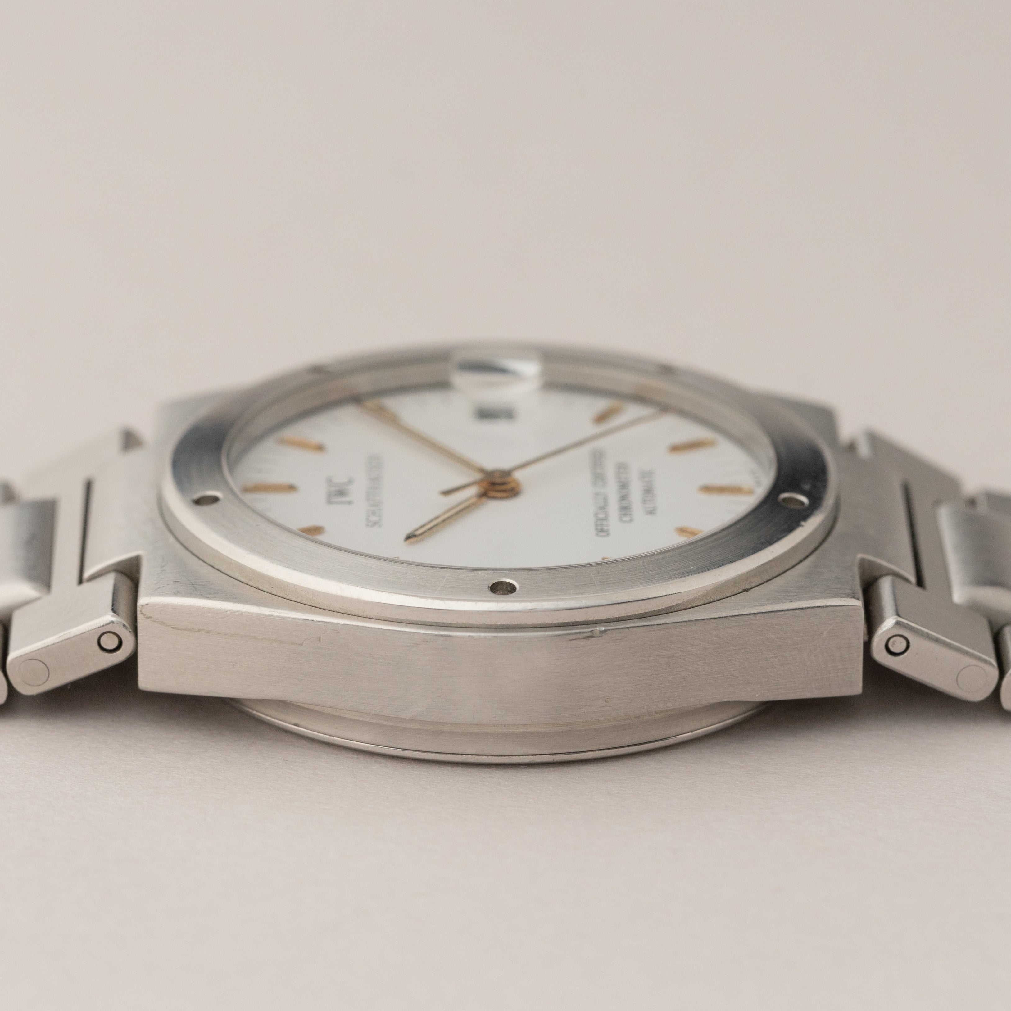 IWC インヂュニア Ref.3521 ホワイトダイヤル 1993年製 Cal.887/2 クロノメーター