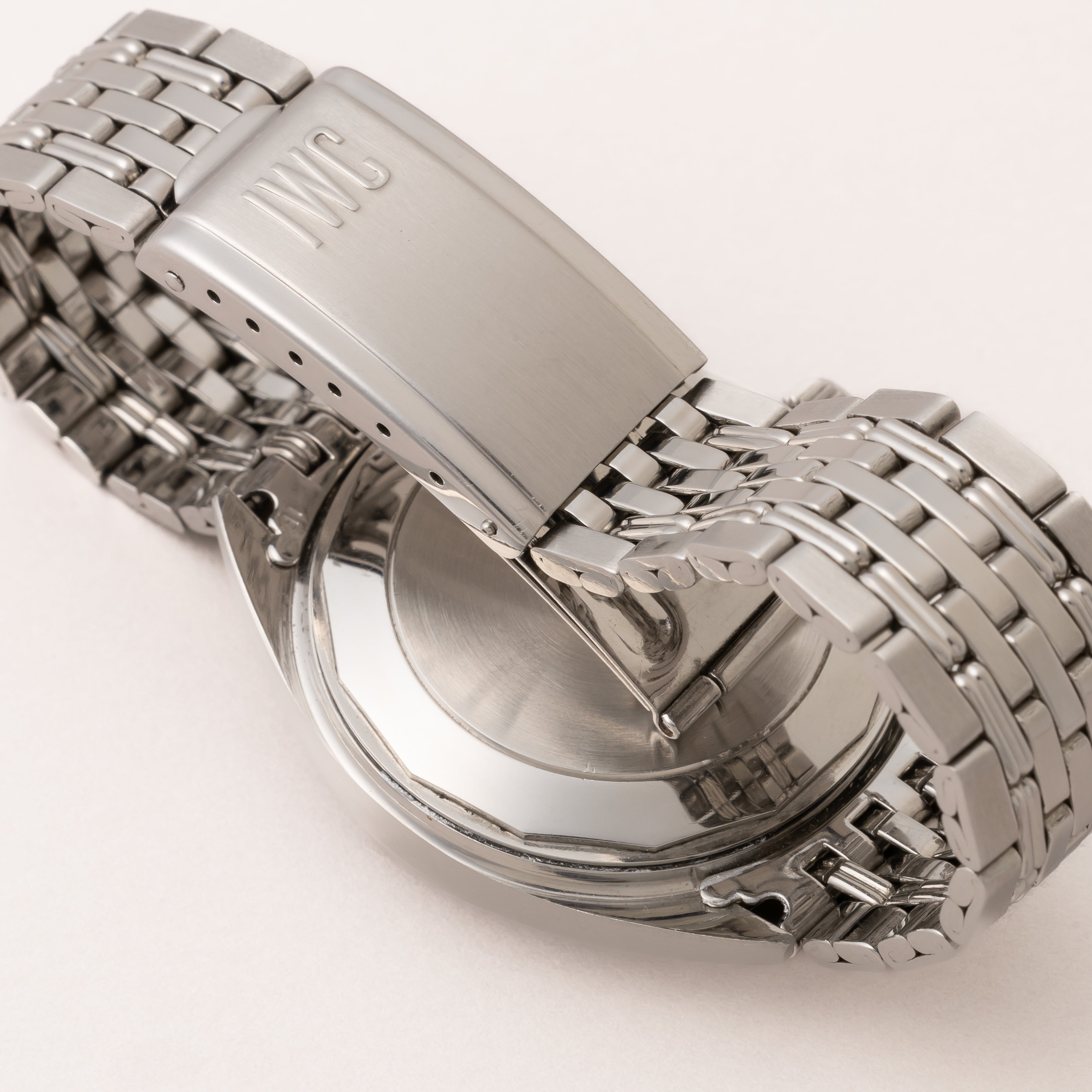 IWCヨットクラブ ブルーマーブル 1969年製 純正ステンレスブレス