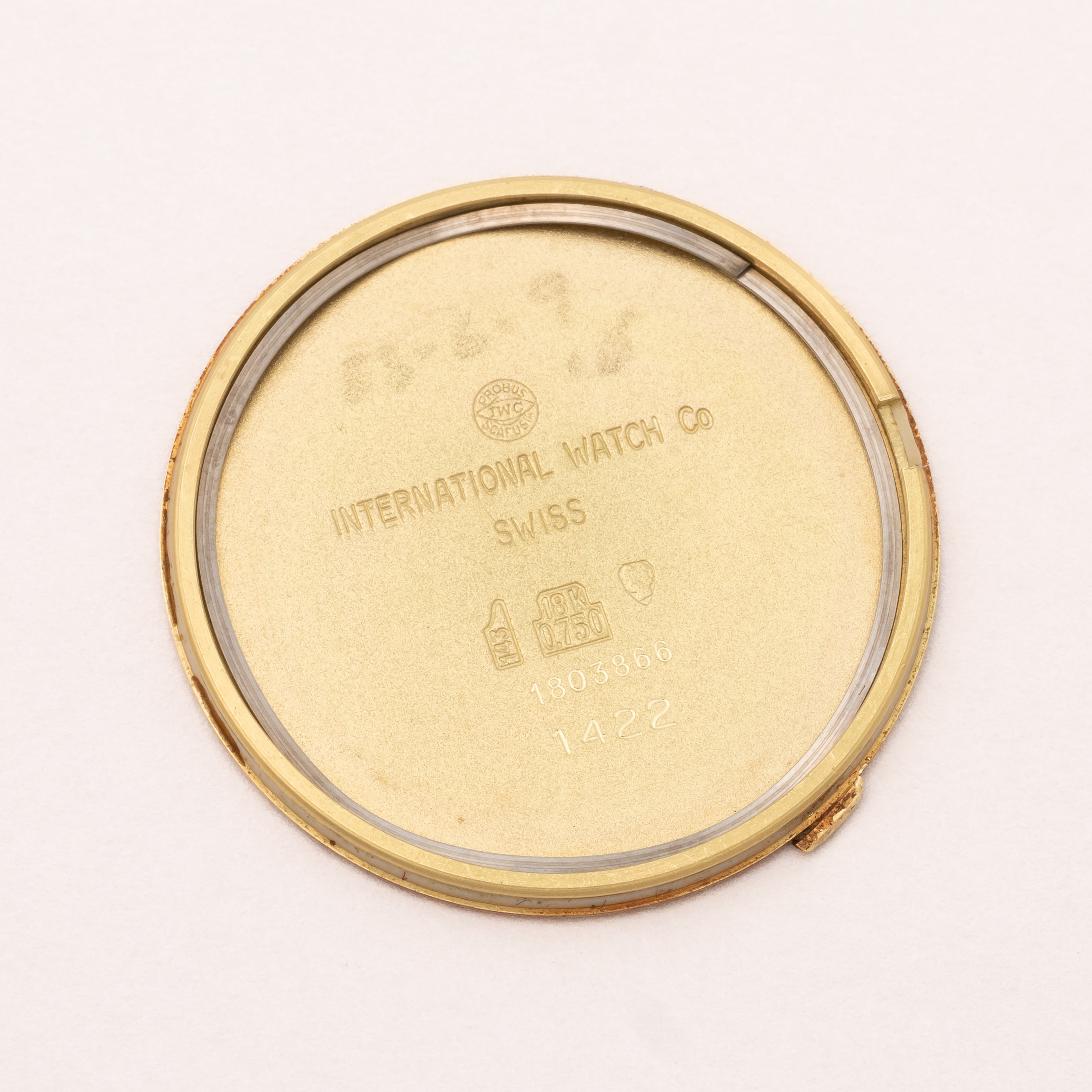 IWC ラウンドケース 18YG 手巻きCal.403 1970年製(昭和45年製)