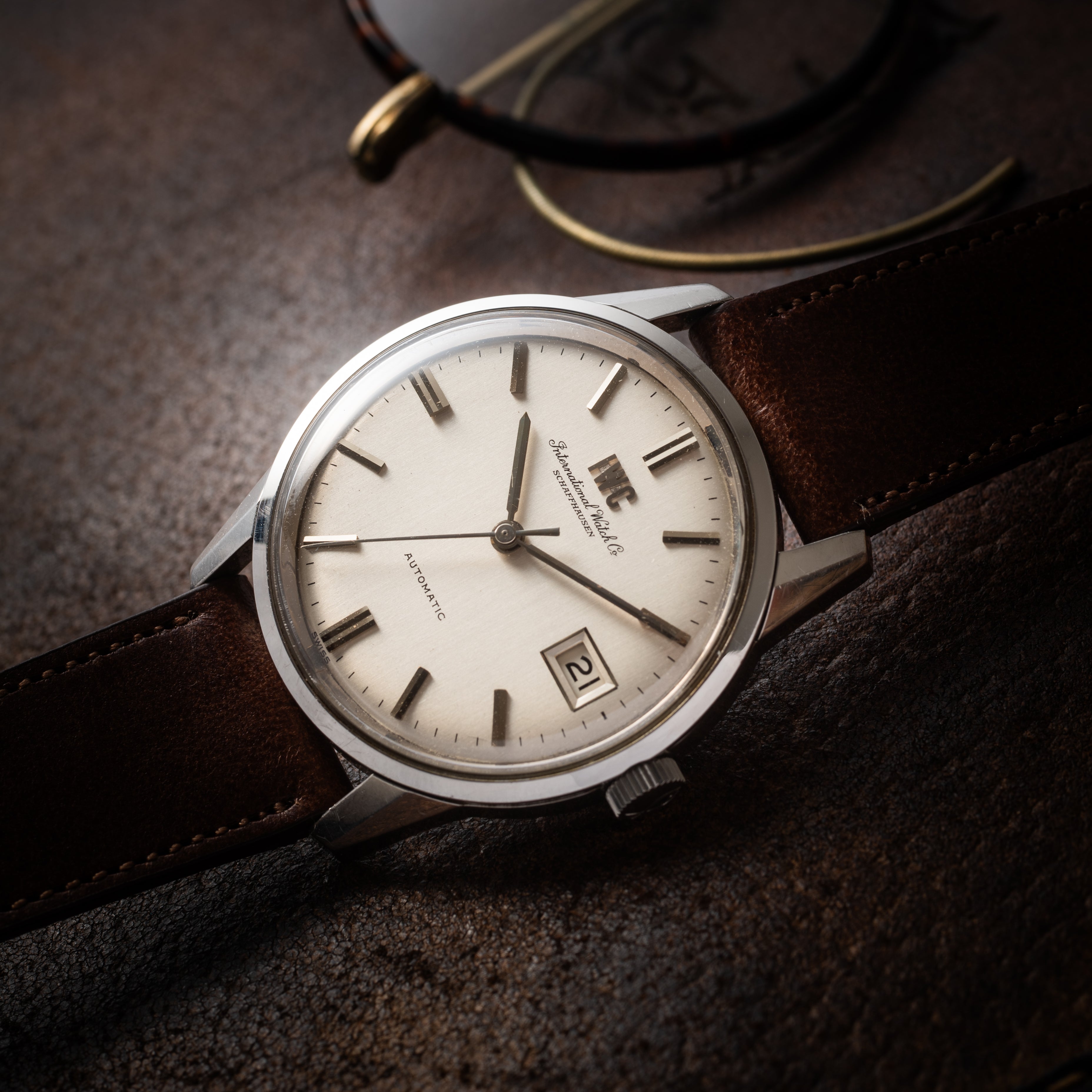 IWC ラウンドケース 1970年製/昭和45年製 Cal.8541B 自動巻き