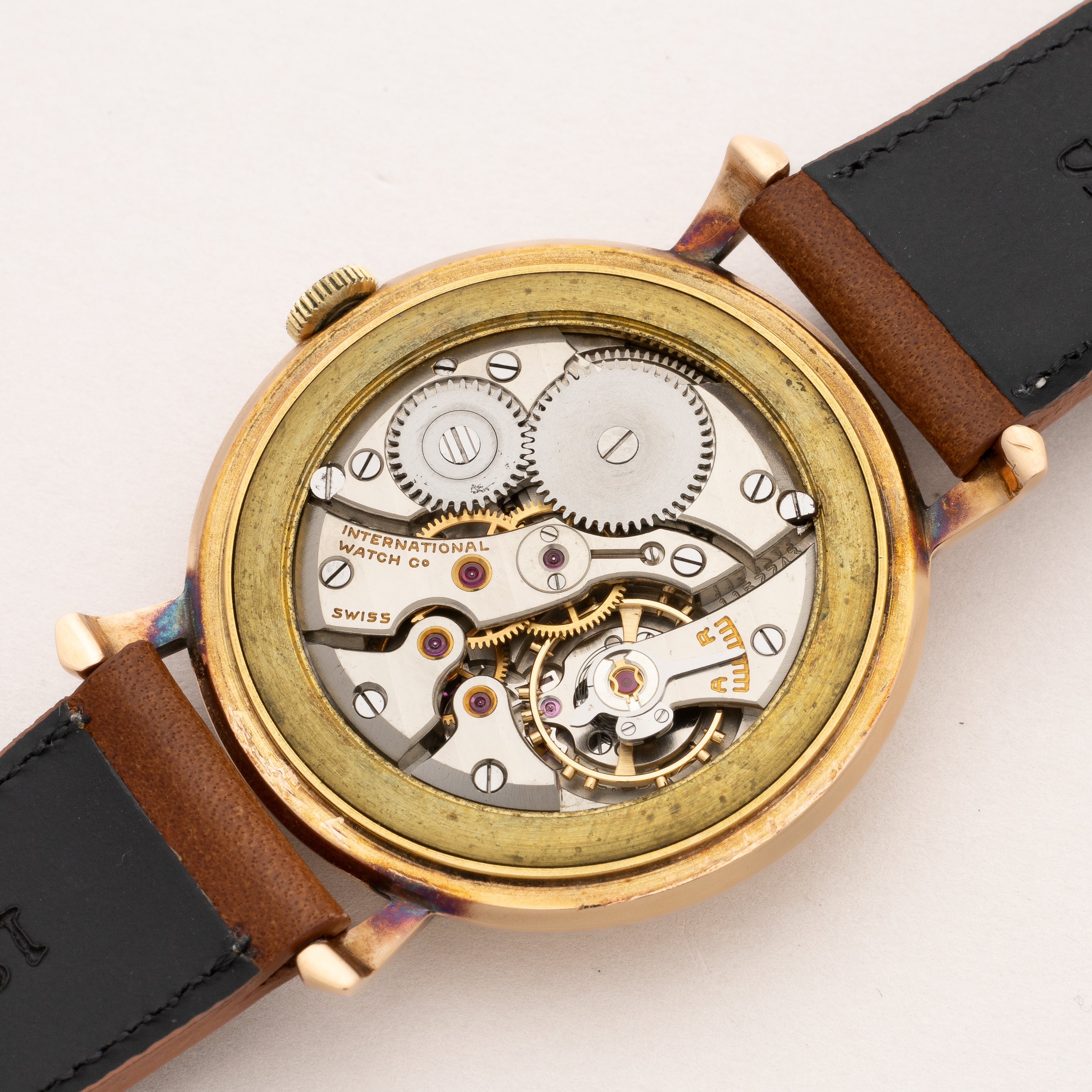 IWC18金無垢 Cal.89 全アラビアダイヤル 1950年製