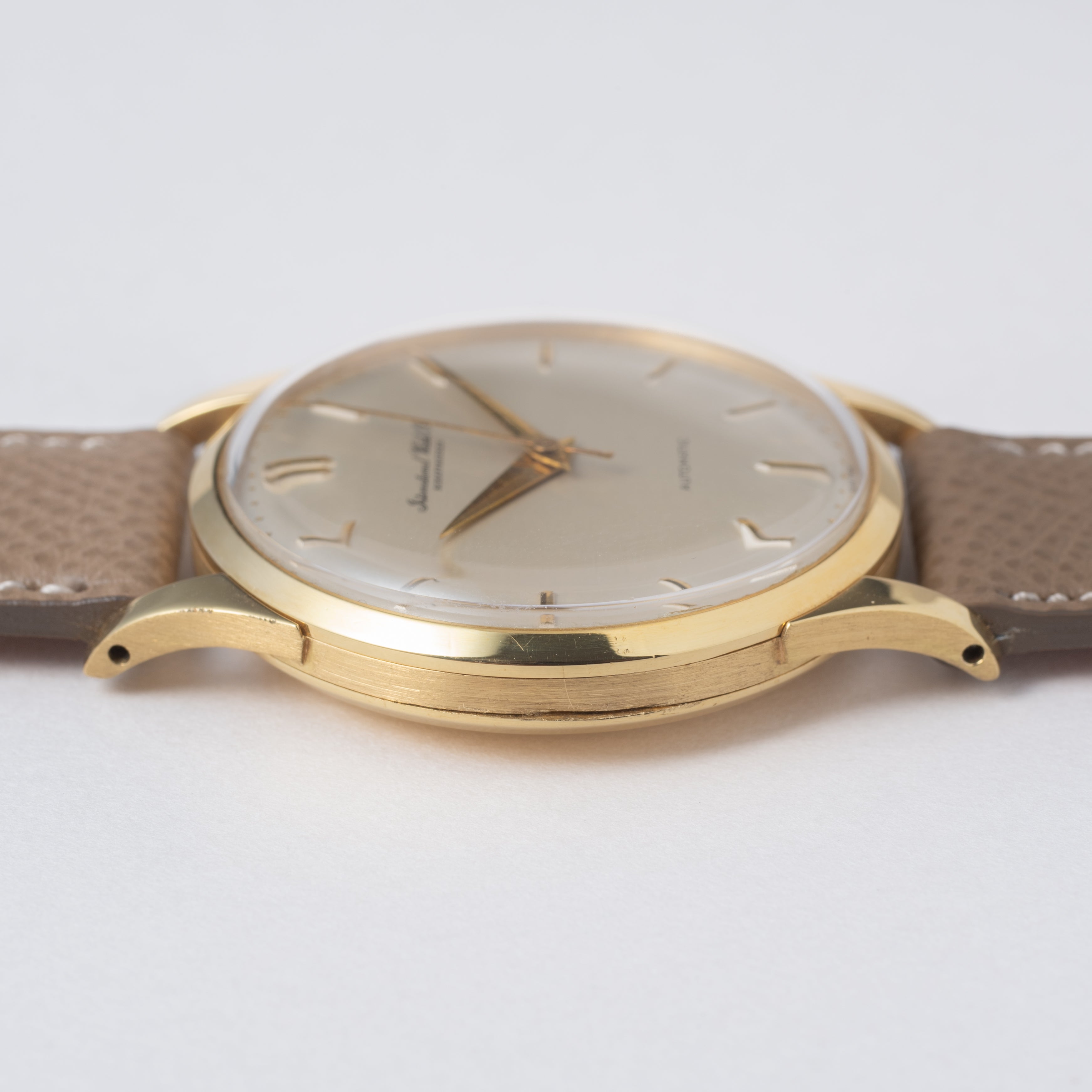 IWC ラウンドケース 18金無垢 オートマチック Cal.852 1953年製