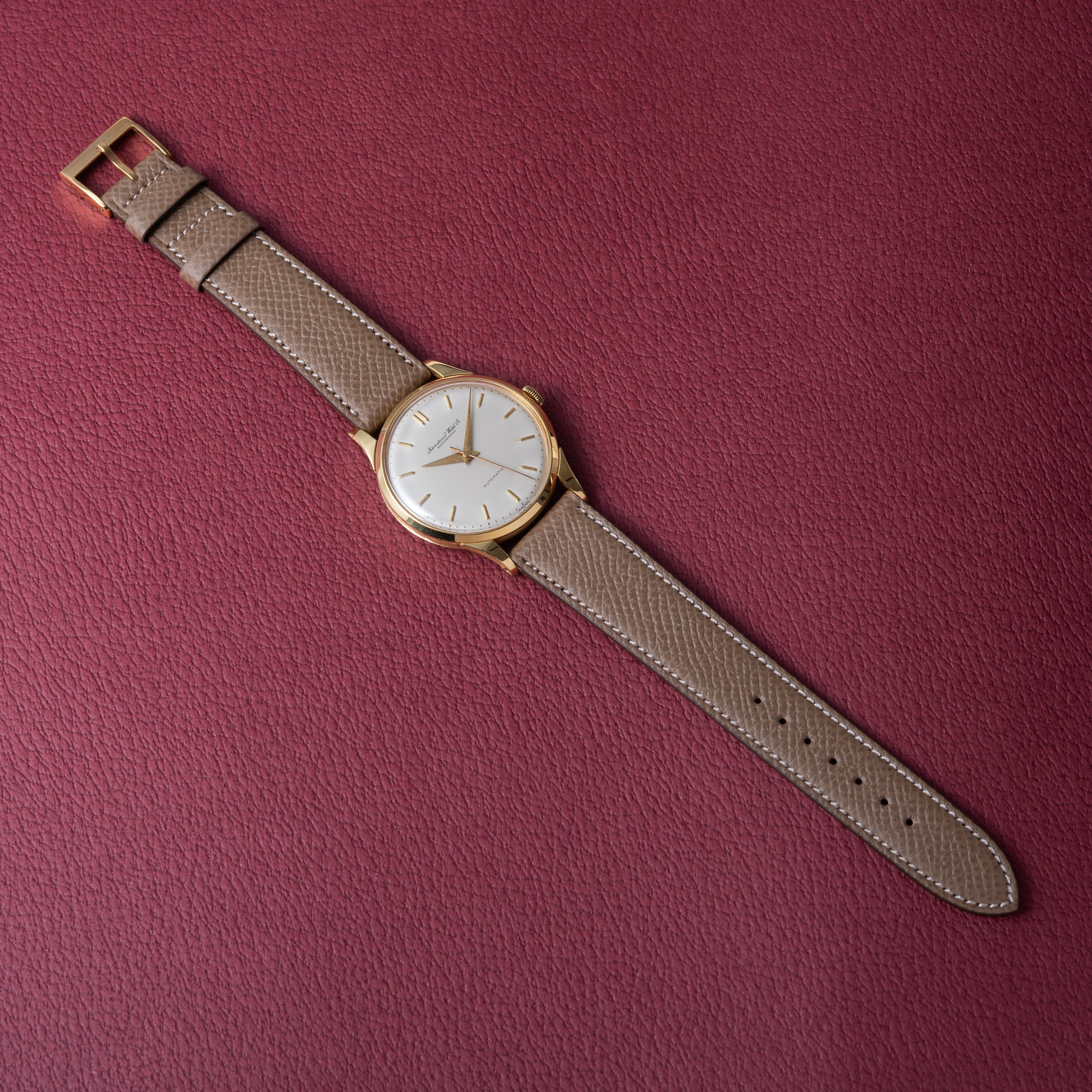 IWC ラウンドケース 18金無垢 オートマチック Cal.852 1953年製