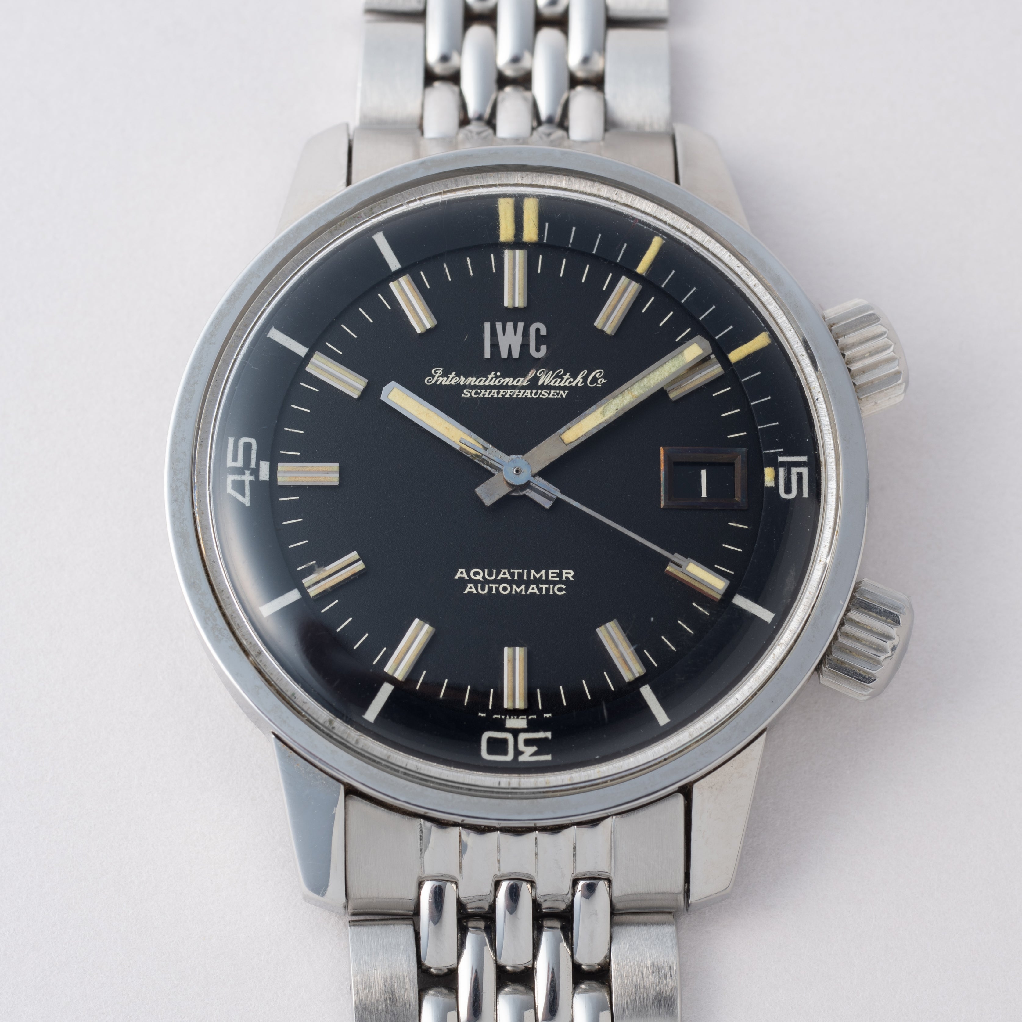 IWC アクアタイマー 純正ゲイフレアブレス 1960年代製