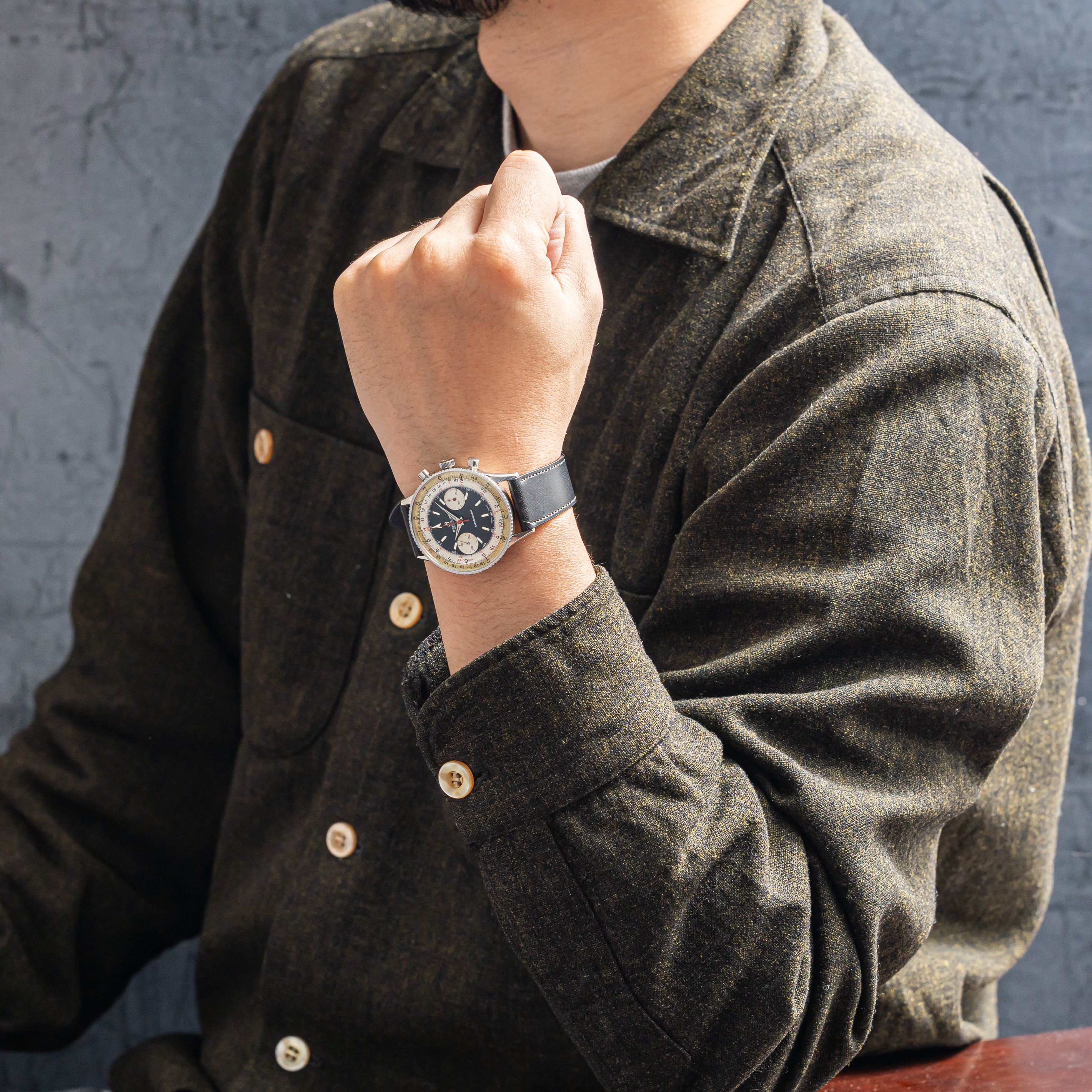 ブライトリング クロノマット 2nd 1960年代 ブラックダイヤル Ref.808