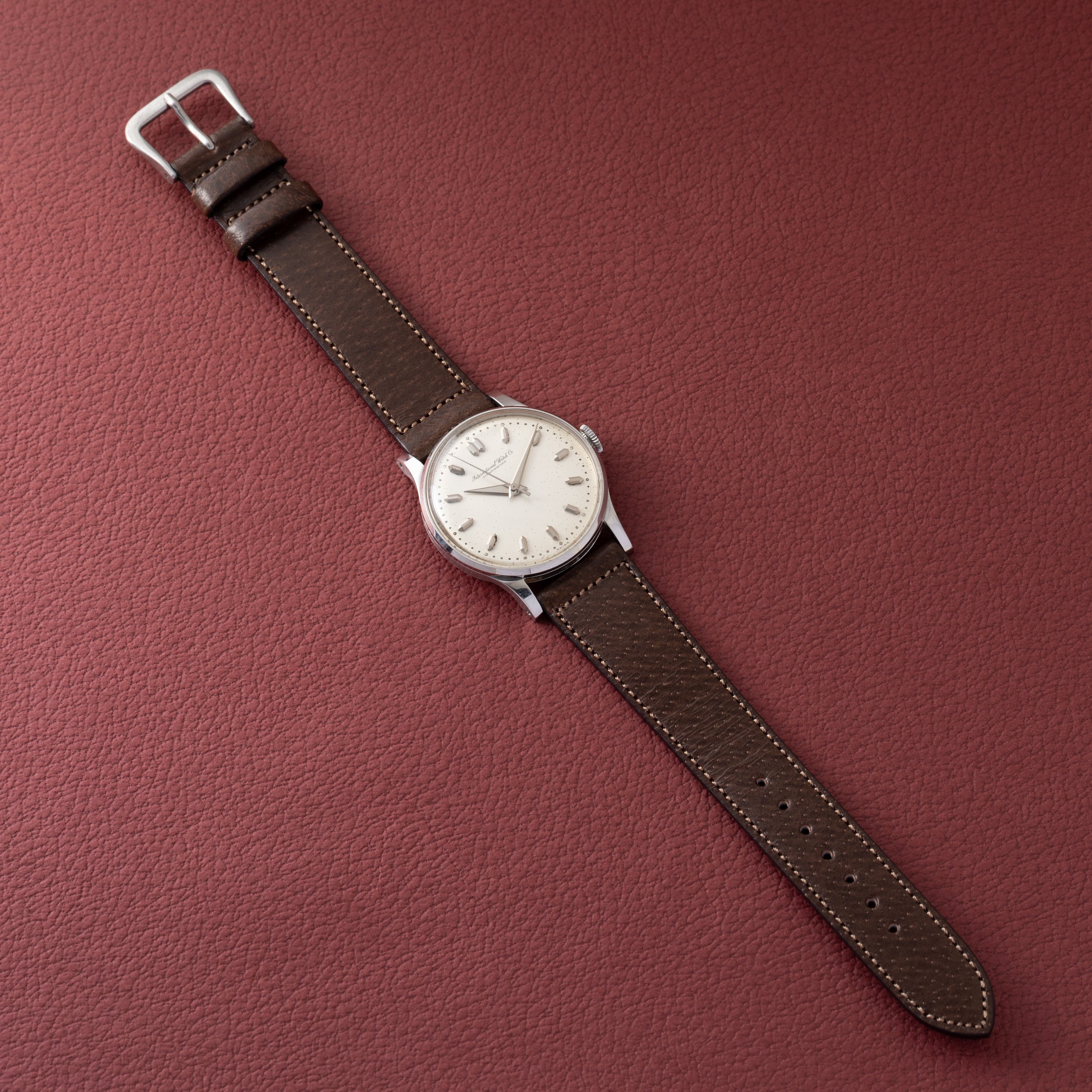 IWC ラウンドケース 1958年製 手巻き Cal.89 オリジナルダイヤル