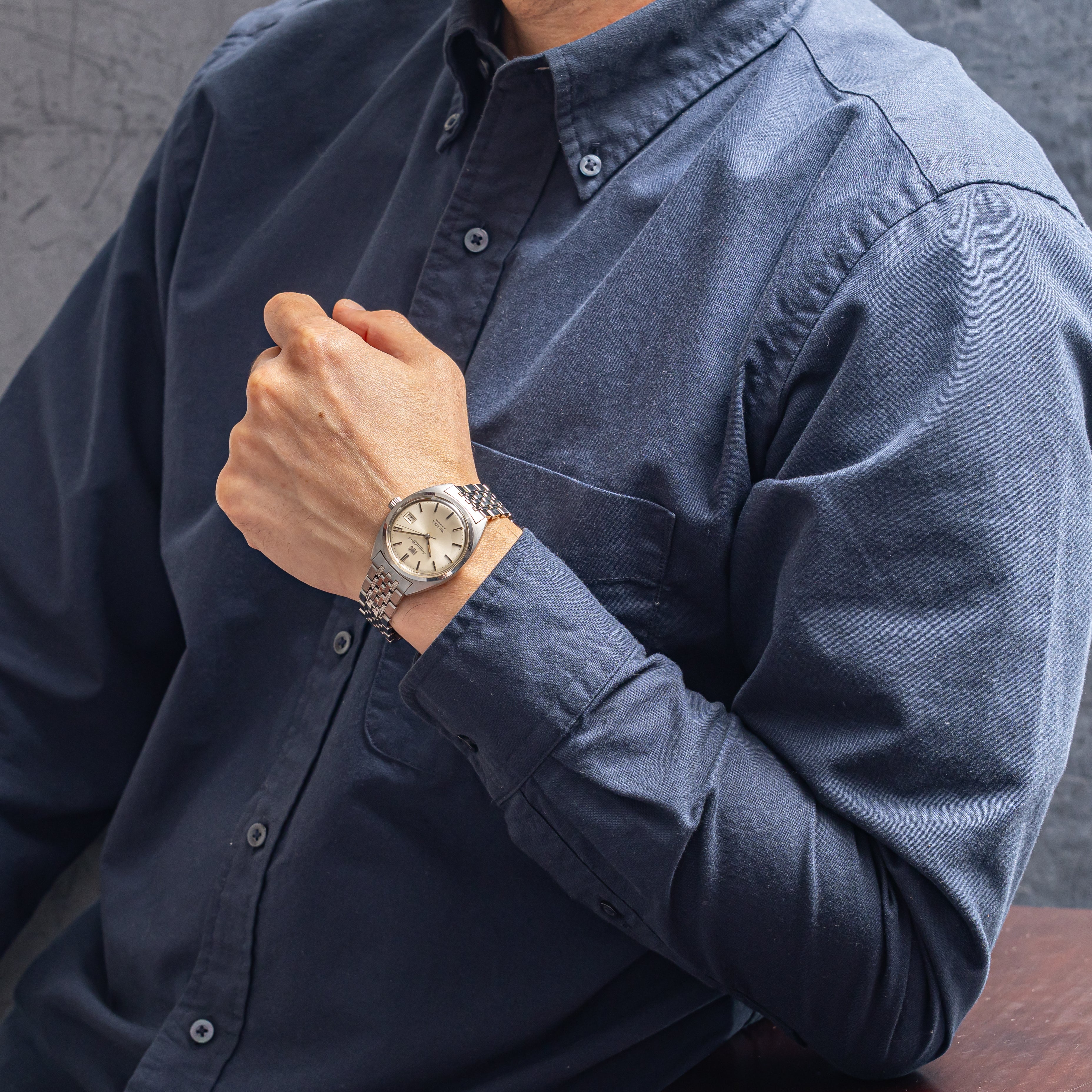 IWC ヨットクラブ 純正ゲイフレアーブレス付き 1970年製(昭和45年製)