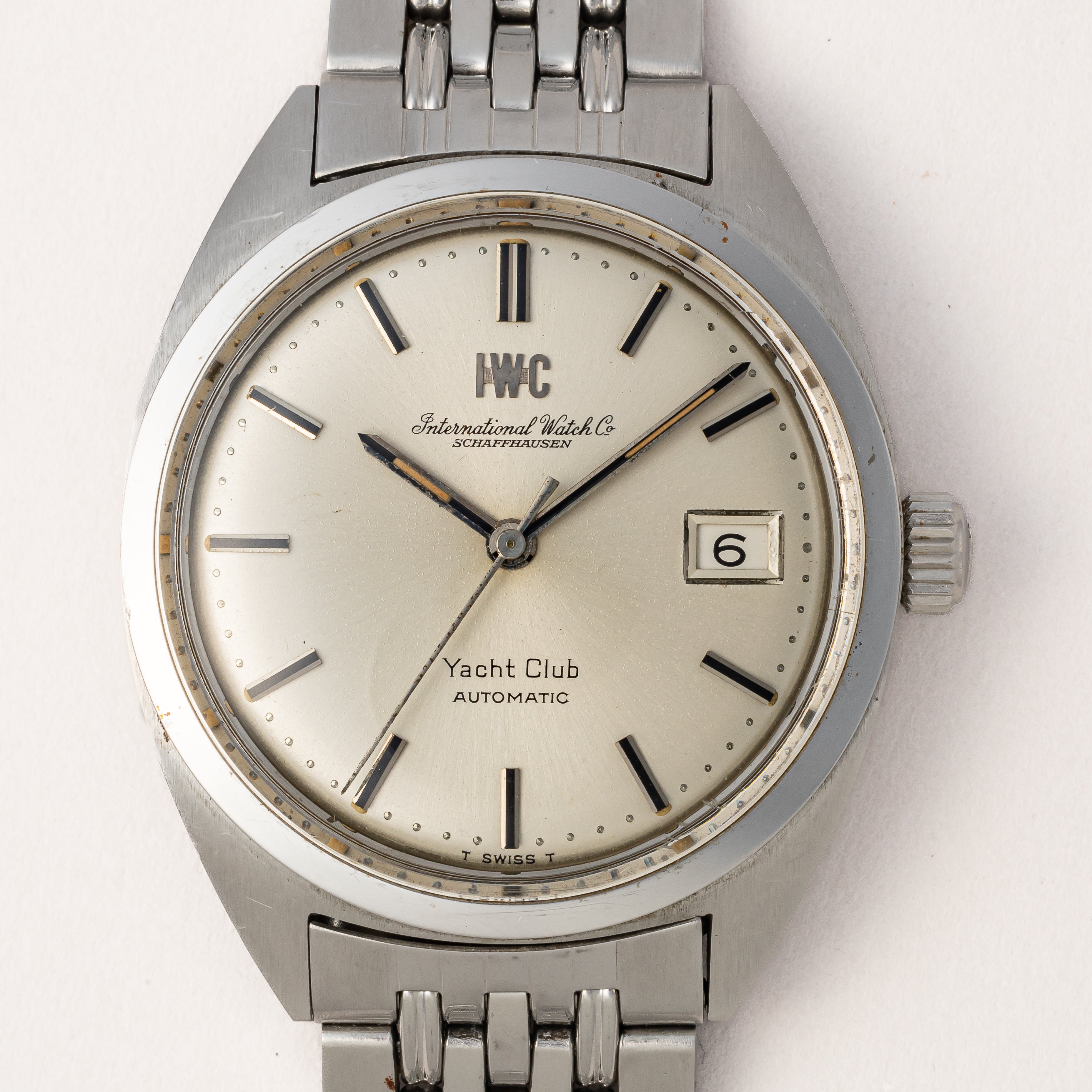 IWC ヨットクラブ 純正ゲイフレアーブレス付き 1970年製(昭和45年製)