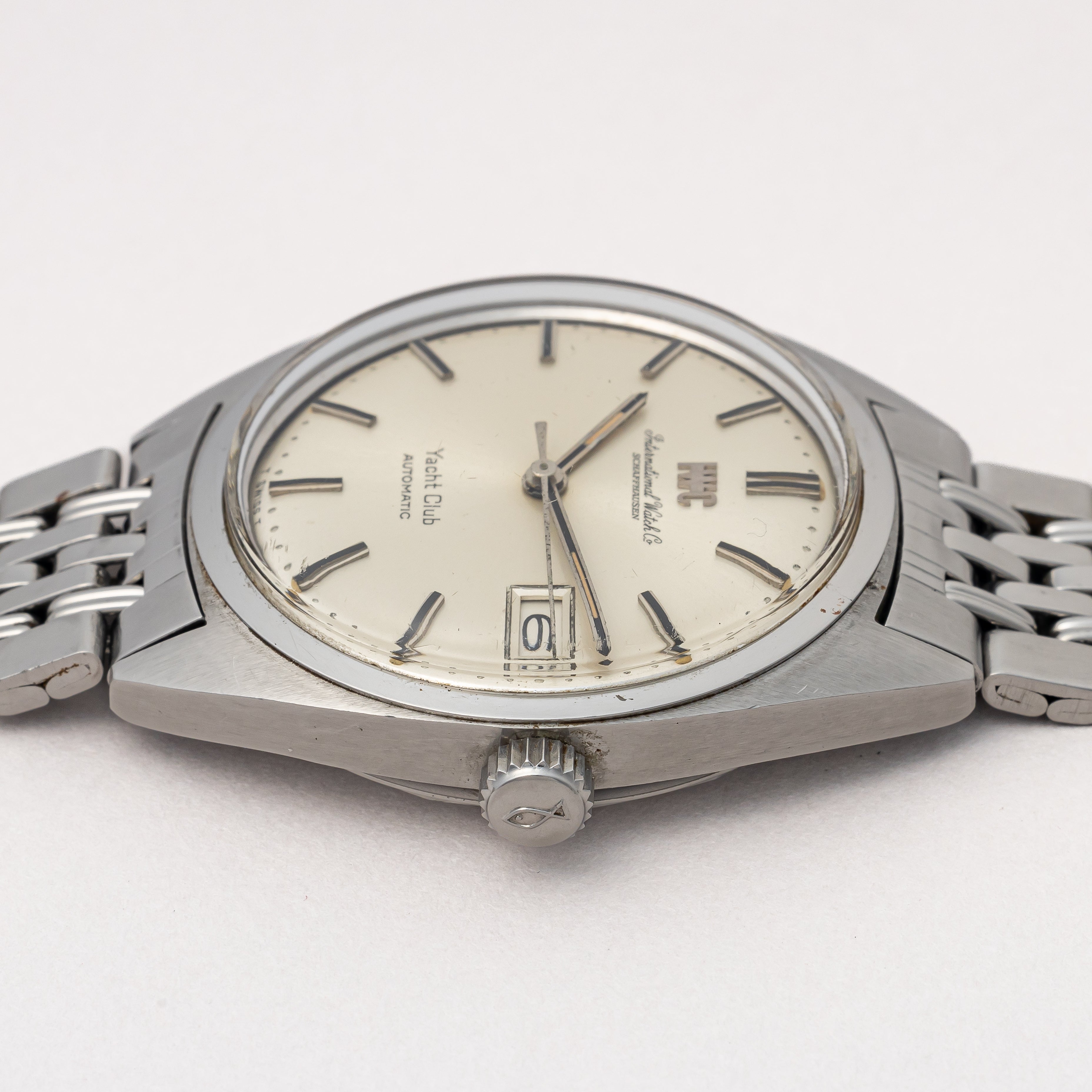 IWC ヨットクラブ 純正ゲイフレアーブレス付き 1970年製(昭和45年製)