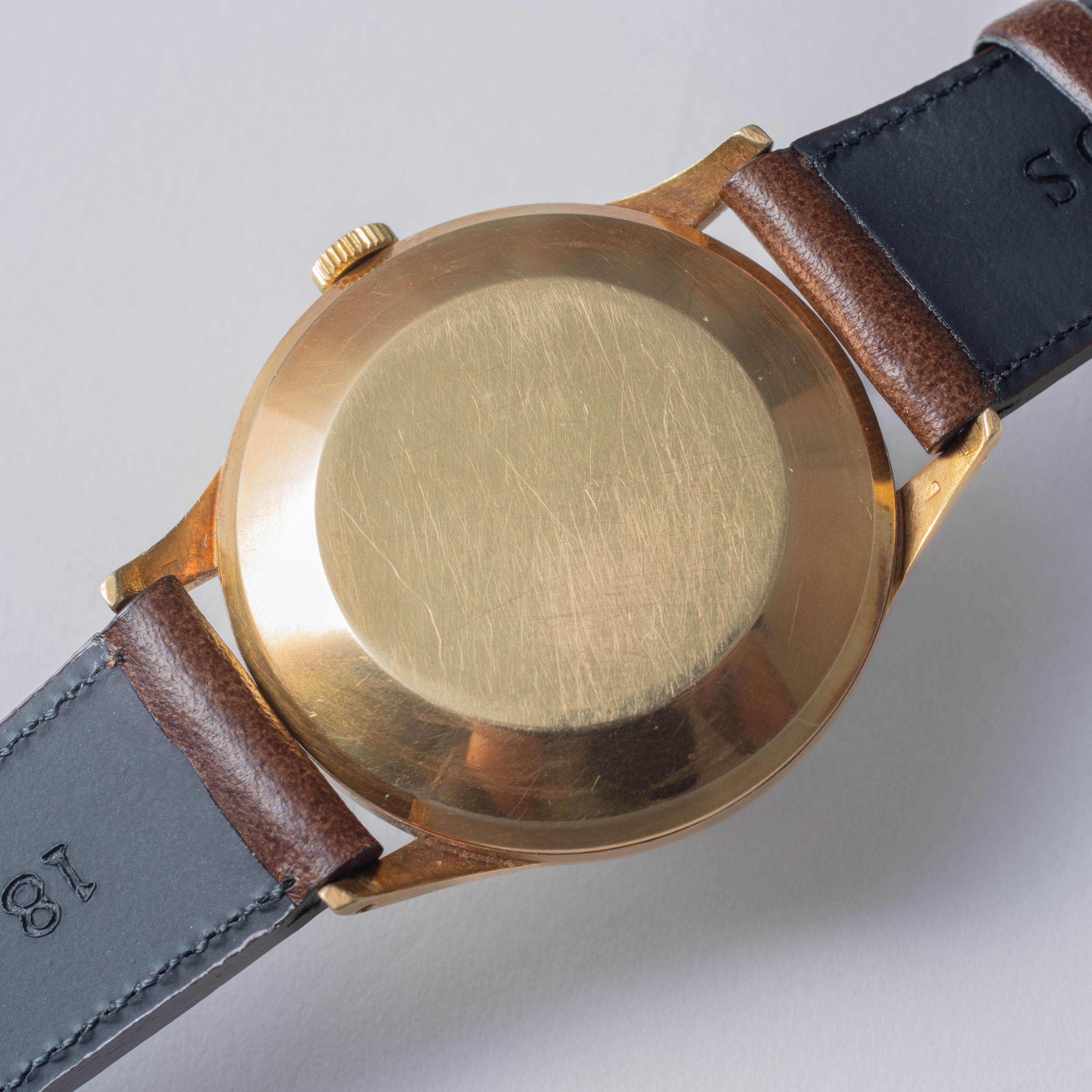 IWC 18金無垢ラウンドケース 1960年製/昭和35年製 ペラトン式自動巻Cal.853