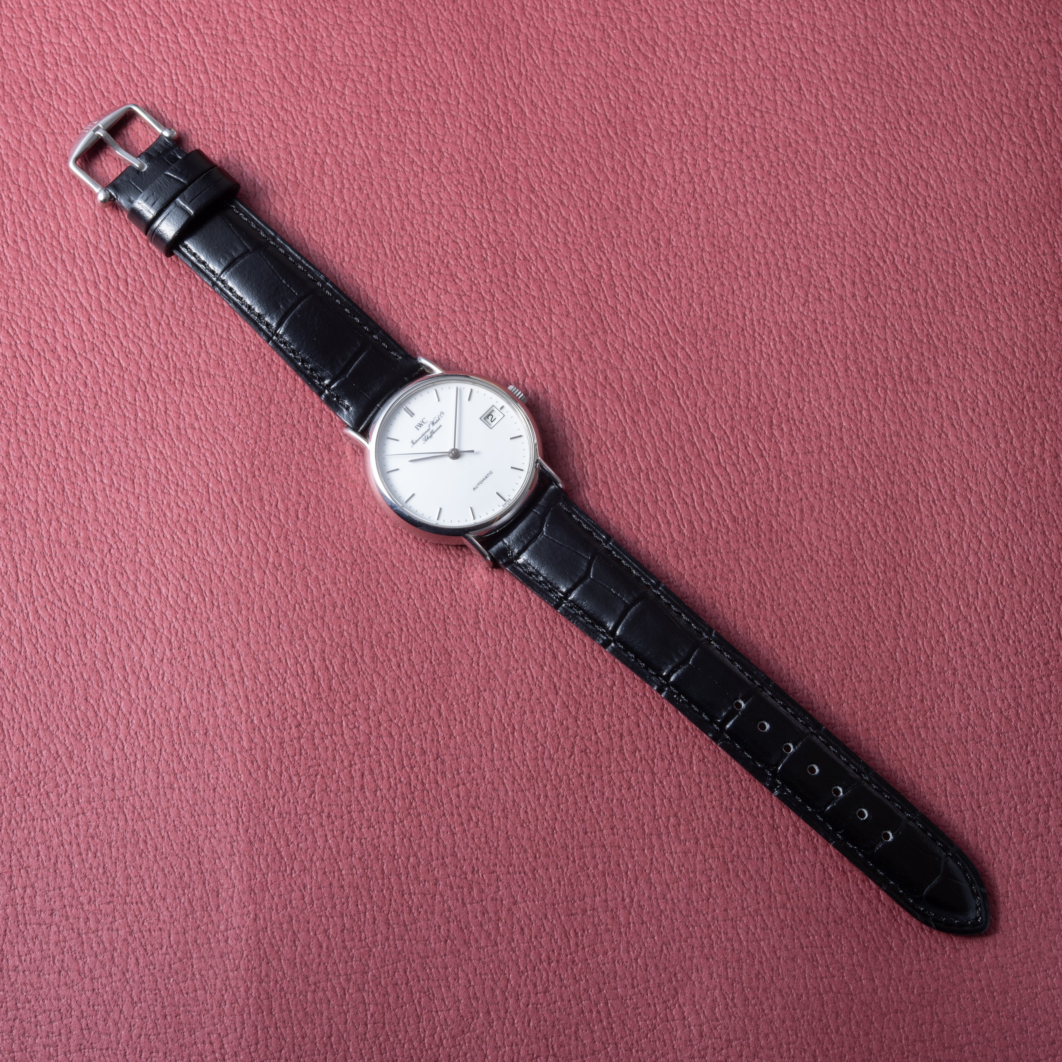 IWC ポートフィノ 1991年製 Ref.3513 ホワイトダイヤル 純正尾錠付き