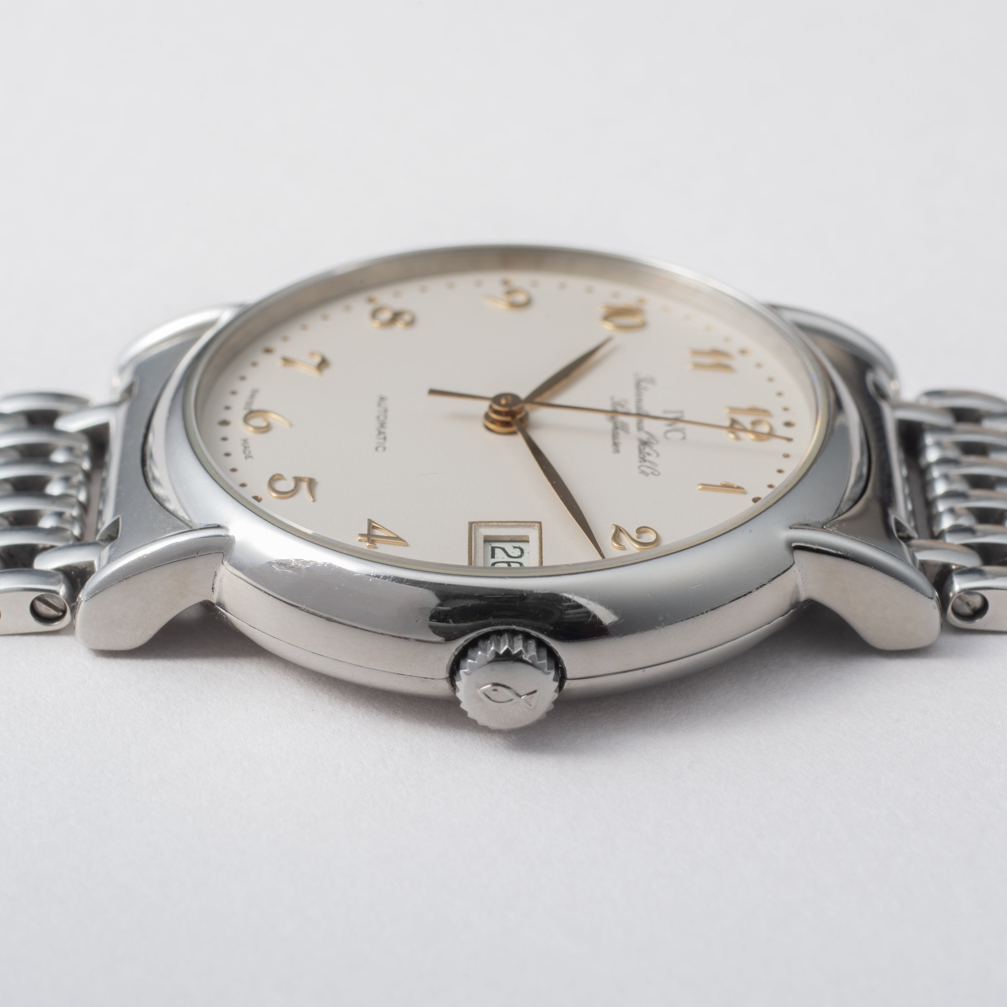 IWC ポートフィノ デイト アラビアダイヤル 1991年製 純正ブレス付き