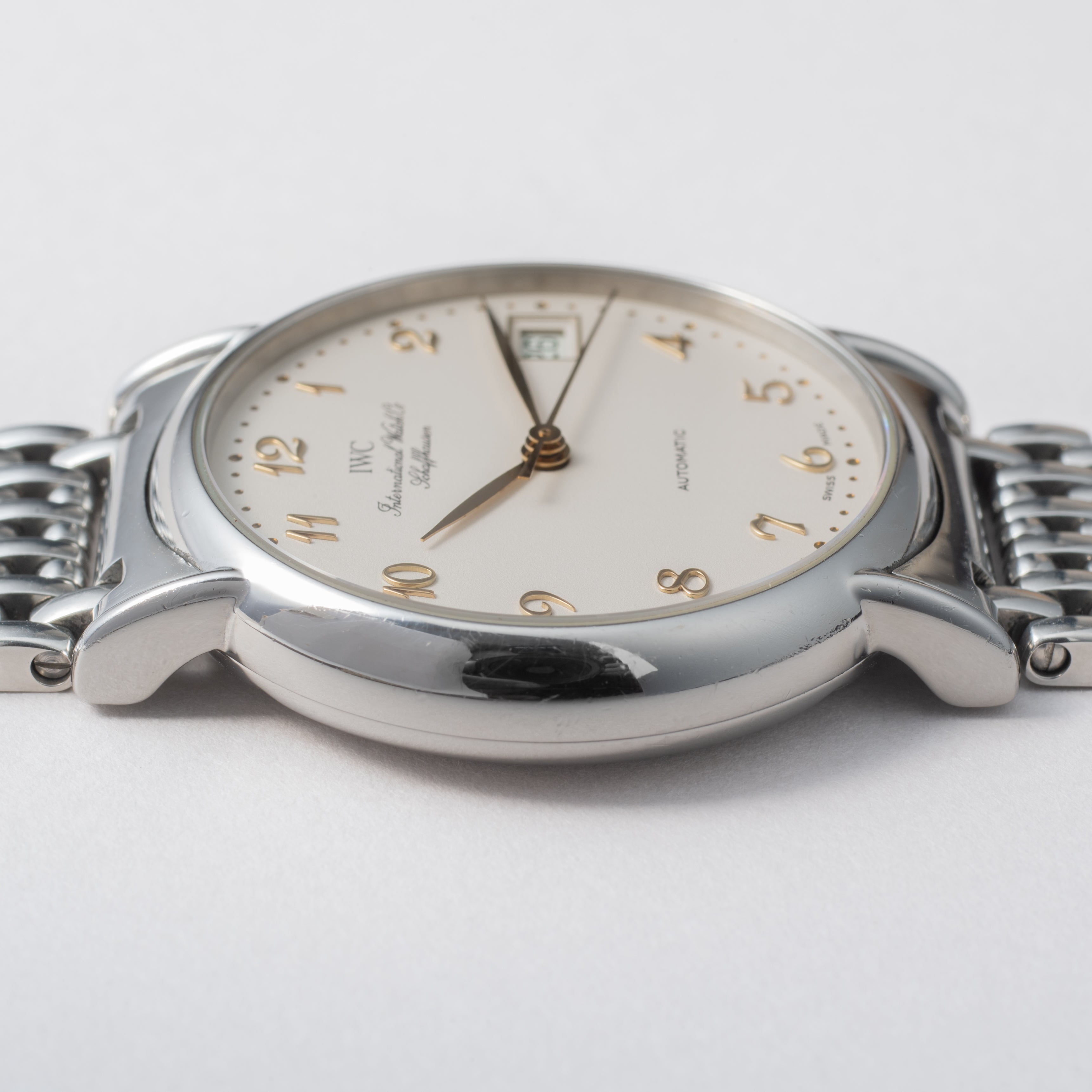 IWC ポートフィノ デイト アラビアダイヤル 1991年製 純正ブレス付き