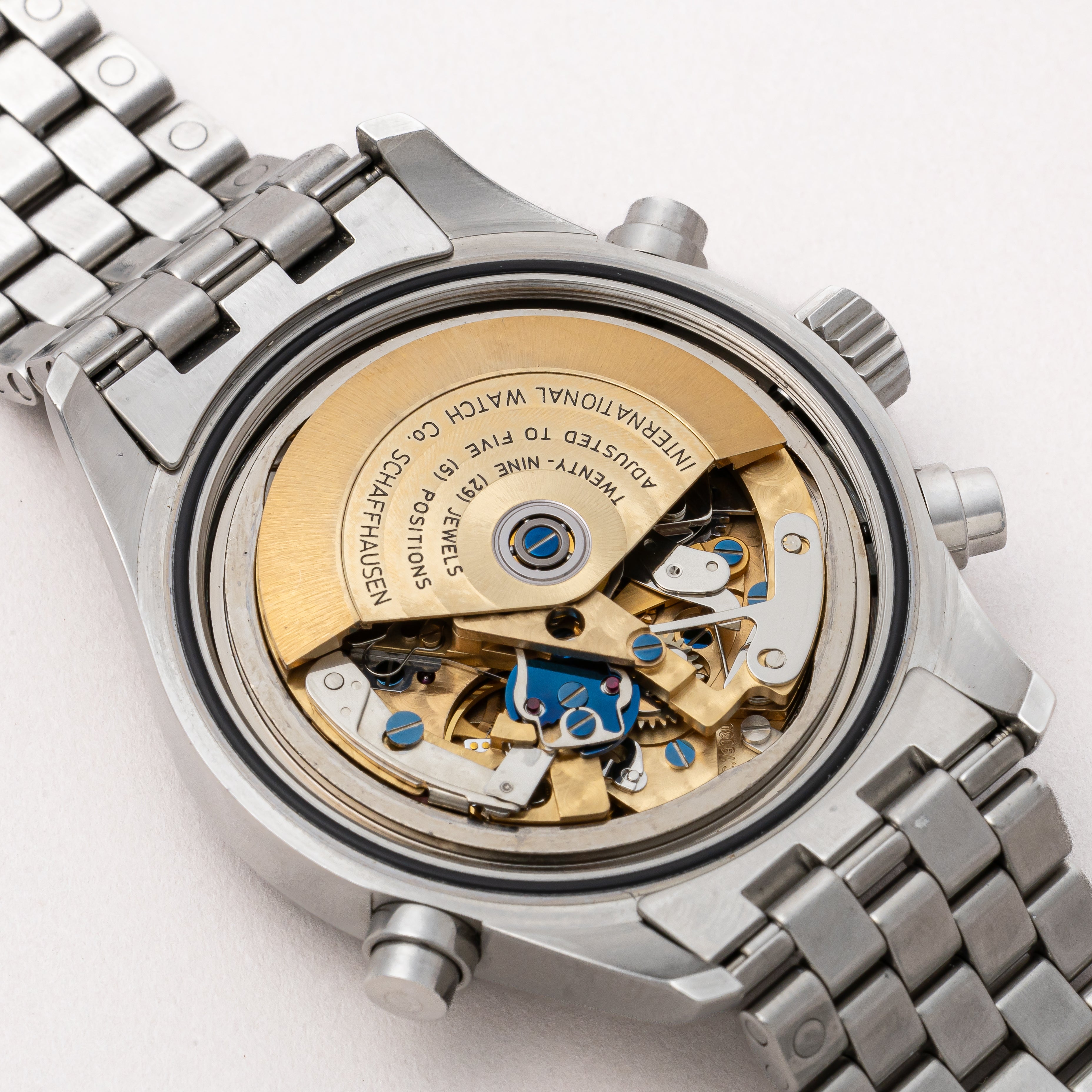 IWC ドッペルクロノグラフ 1993年製 スプリットセコンドクロノグラフ Ref.3711-003 ギャラ付き 純正ブレス