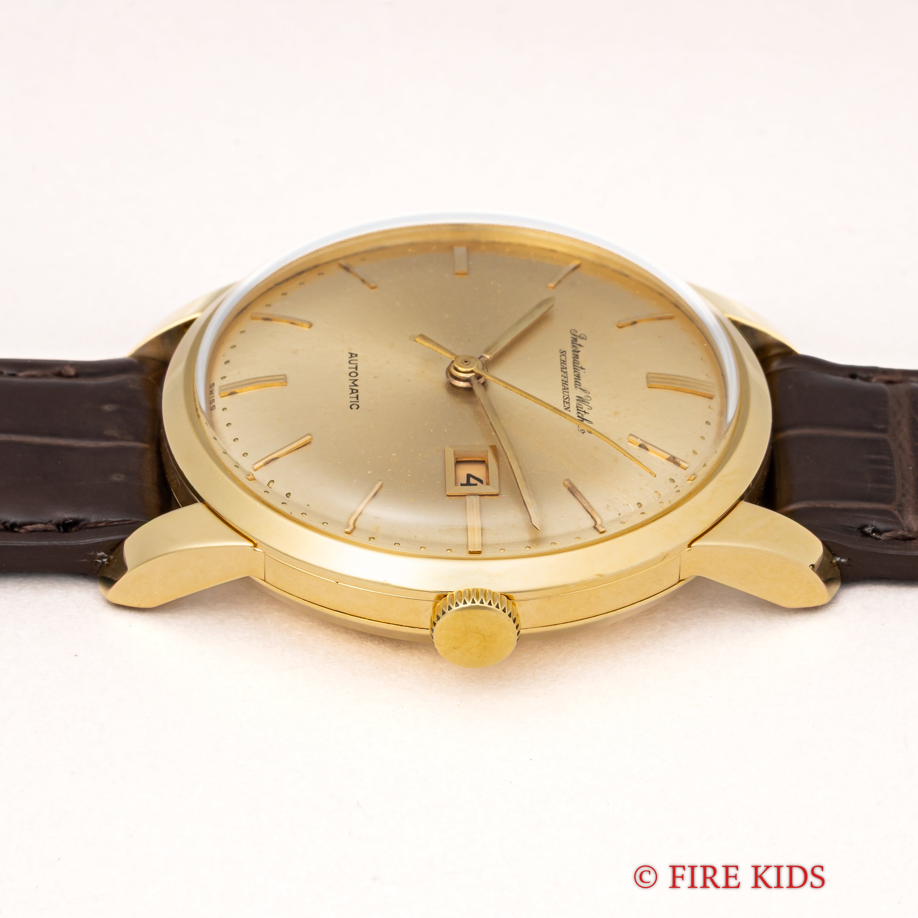 IWC ラウンドケース 自動巻き 18金無垢 Ref.R348 13A 1963年製 Cal.8531