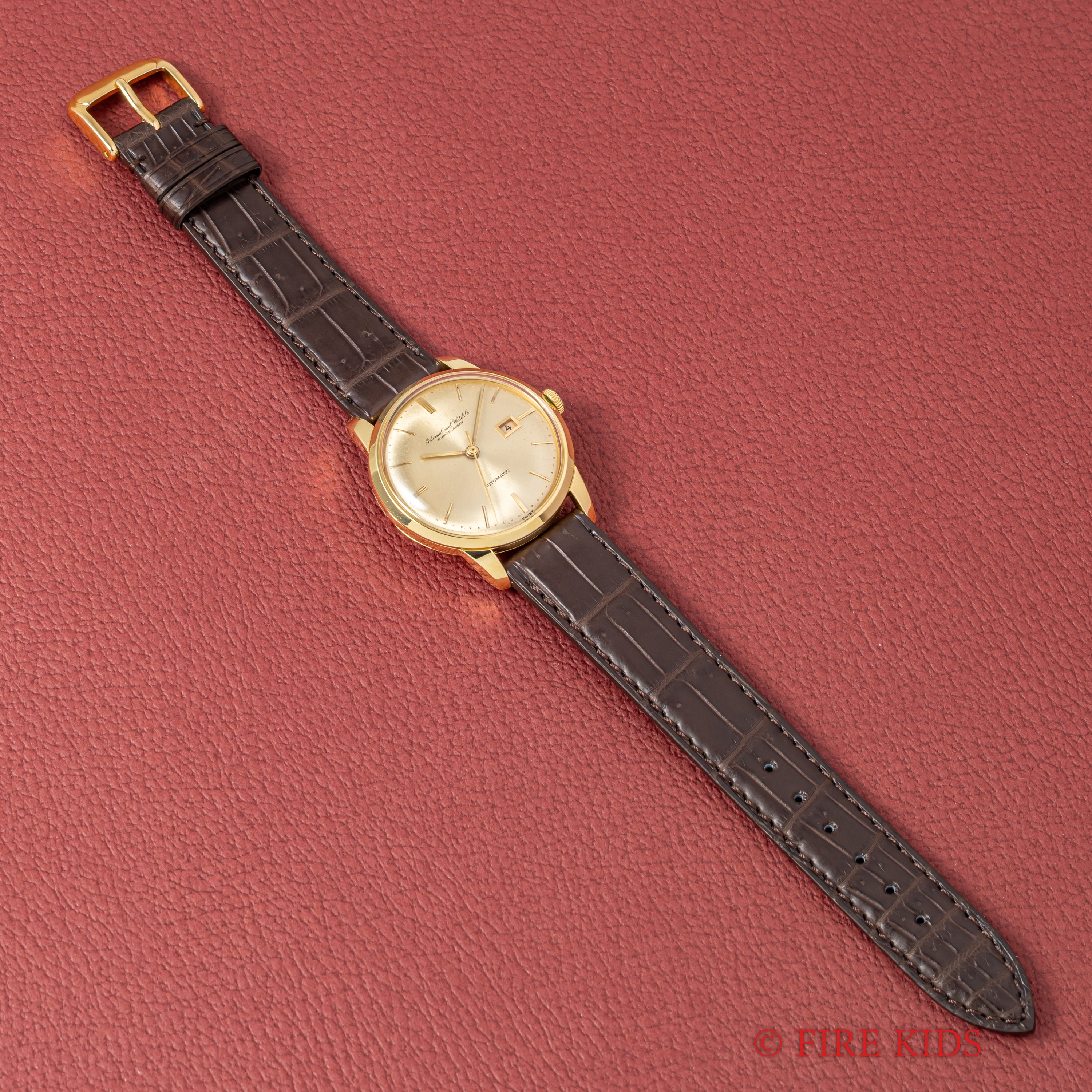 IWC ラウンドケース 自動巻き 18金無垢 Ref.R348 13A 1963年製 Cal.8531