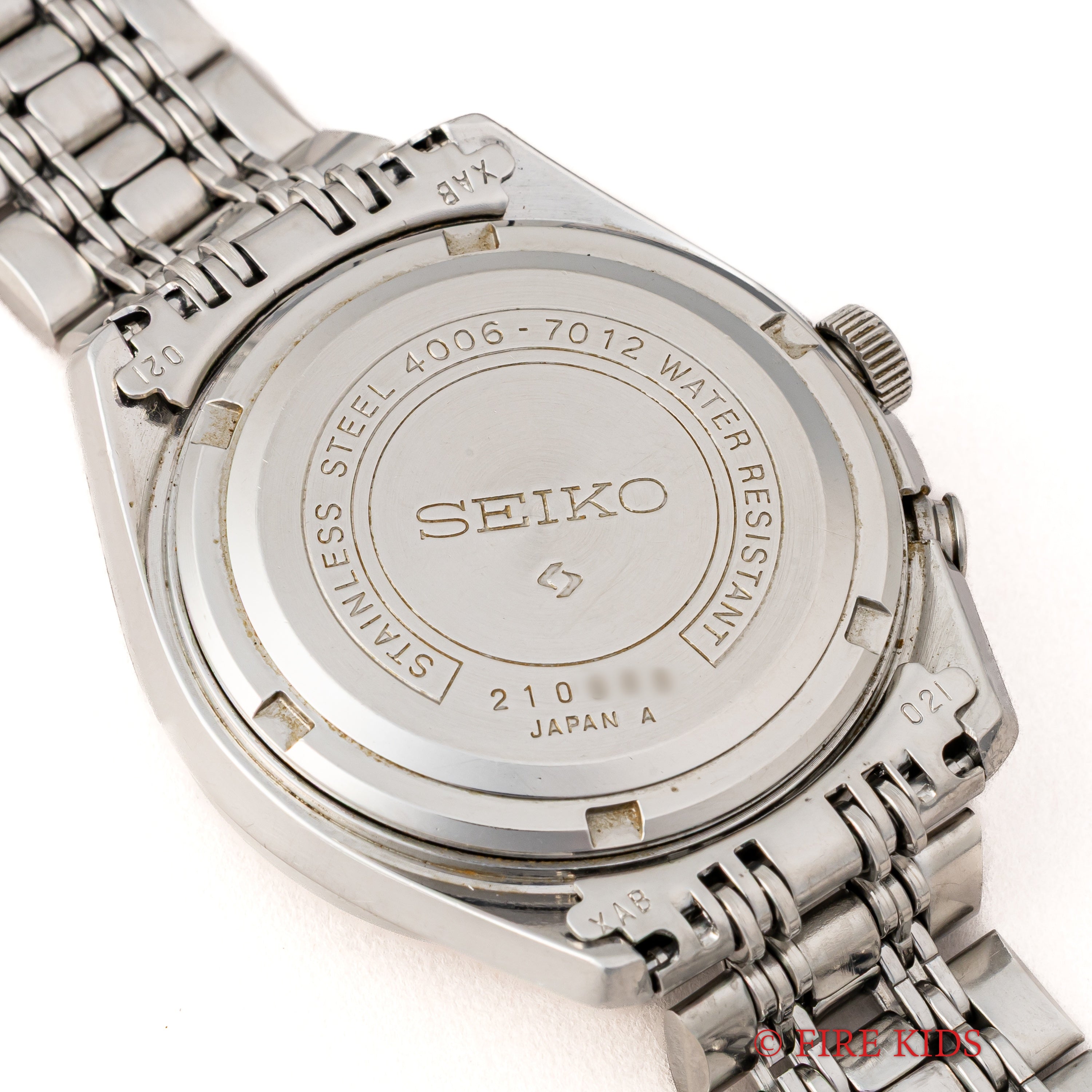 セイコー ベルマチック 1972年製 ステンレス 自動巻アラームウオッチ Ref.4006-7012 純正ブレス