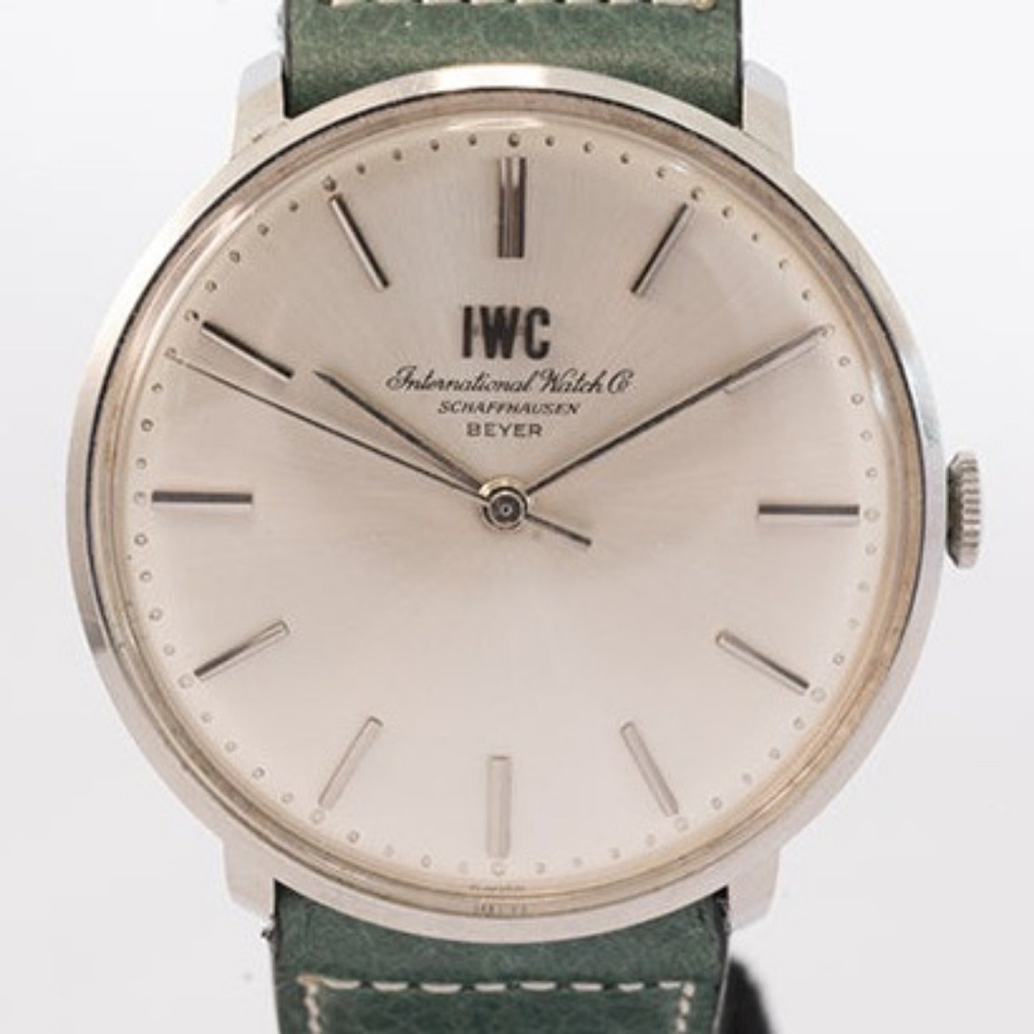 IWC 手巻き ベイヤーダブルネーム ラウンド 1969年製