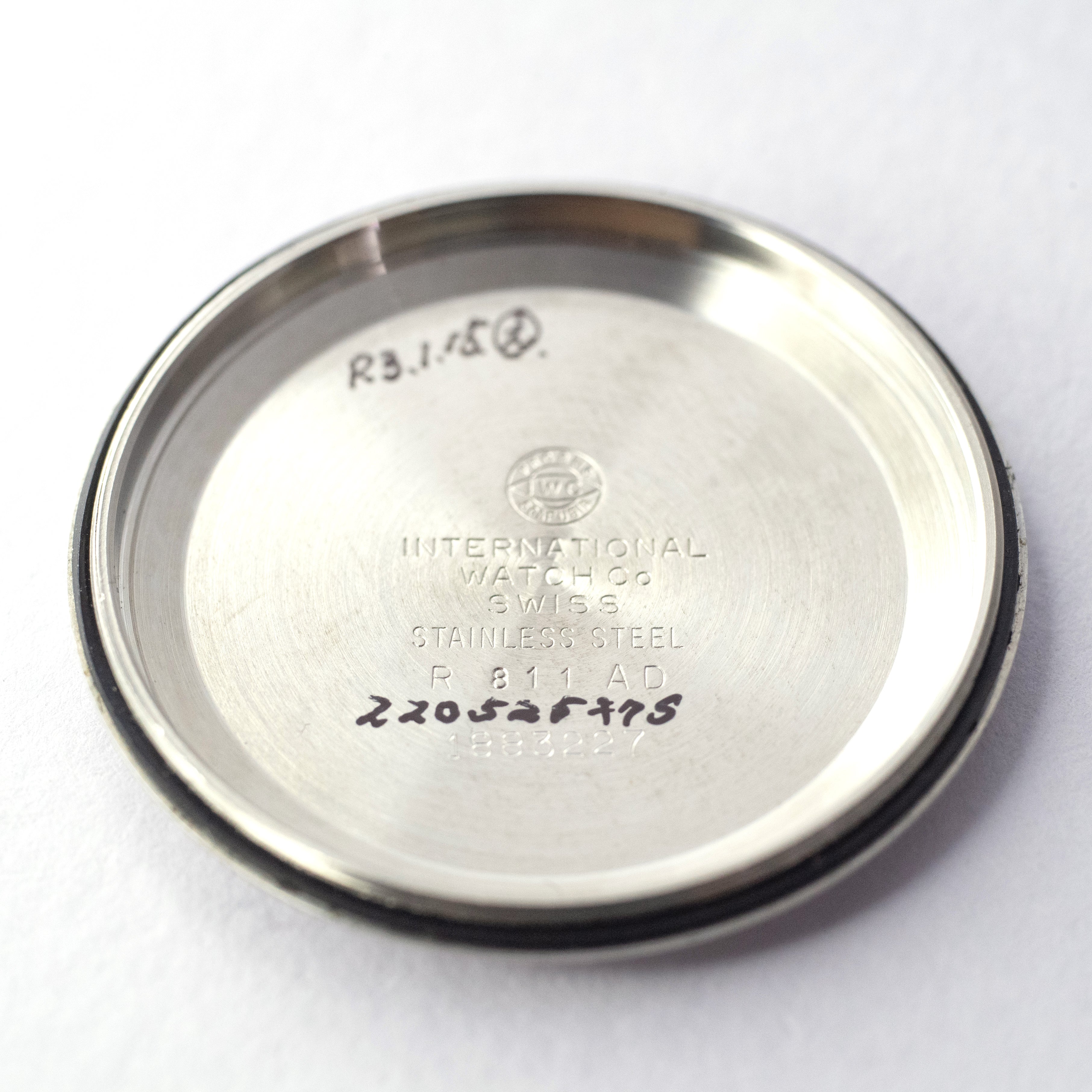 IWCヨットクラブ 1969年製 希少ブルーマーブル Ref.R811AD 純正ステンレスブレス