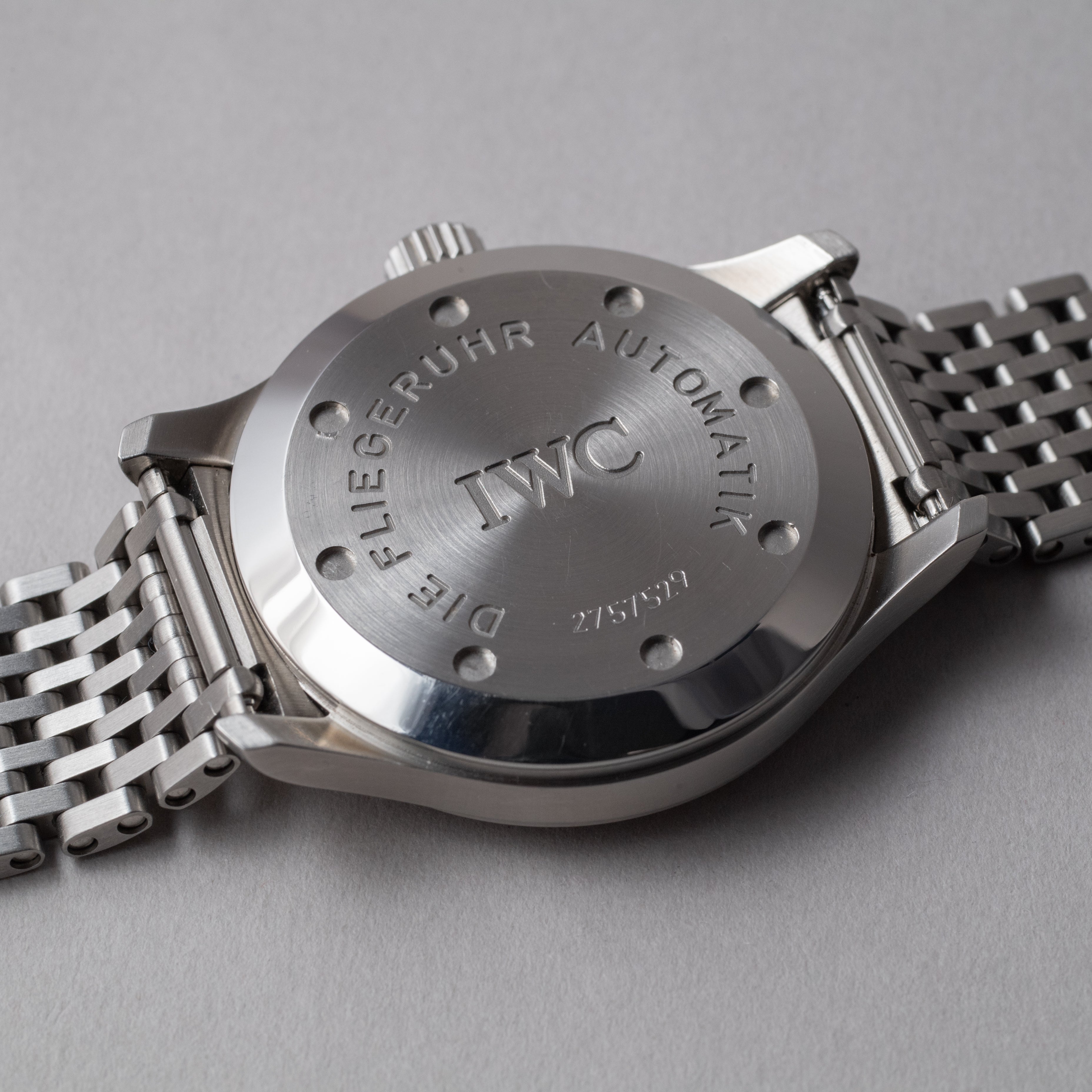 IWC マーク12 純正ステンレスブレス 1999年製 ギャラ付