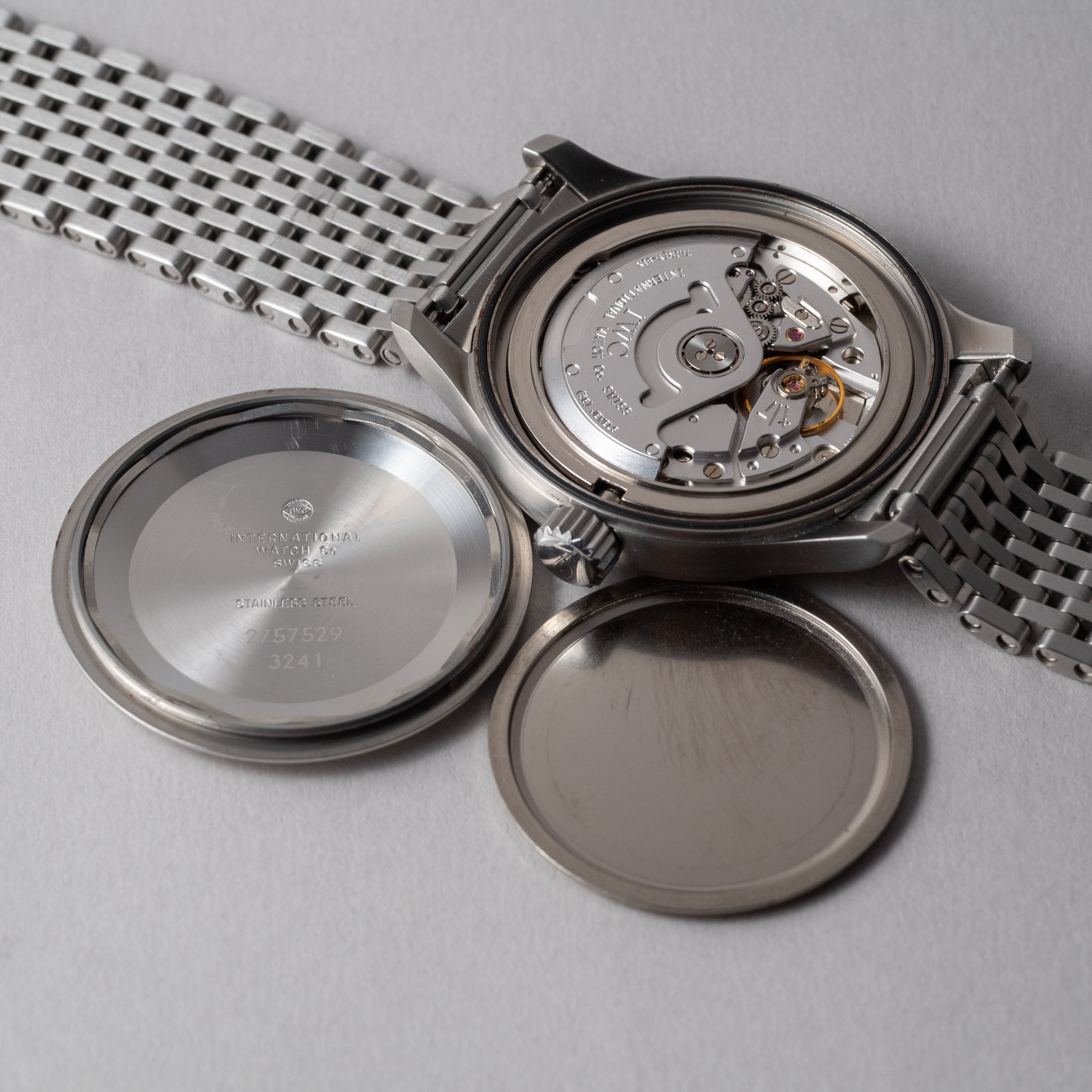 IWC マーク12 純正ステンレスブレス 1999年製 ギャラ付