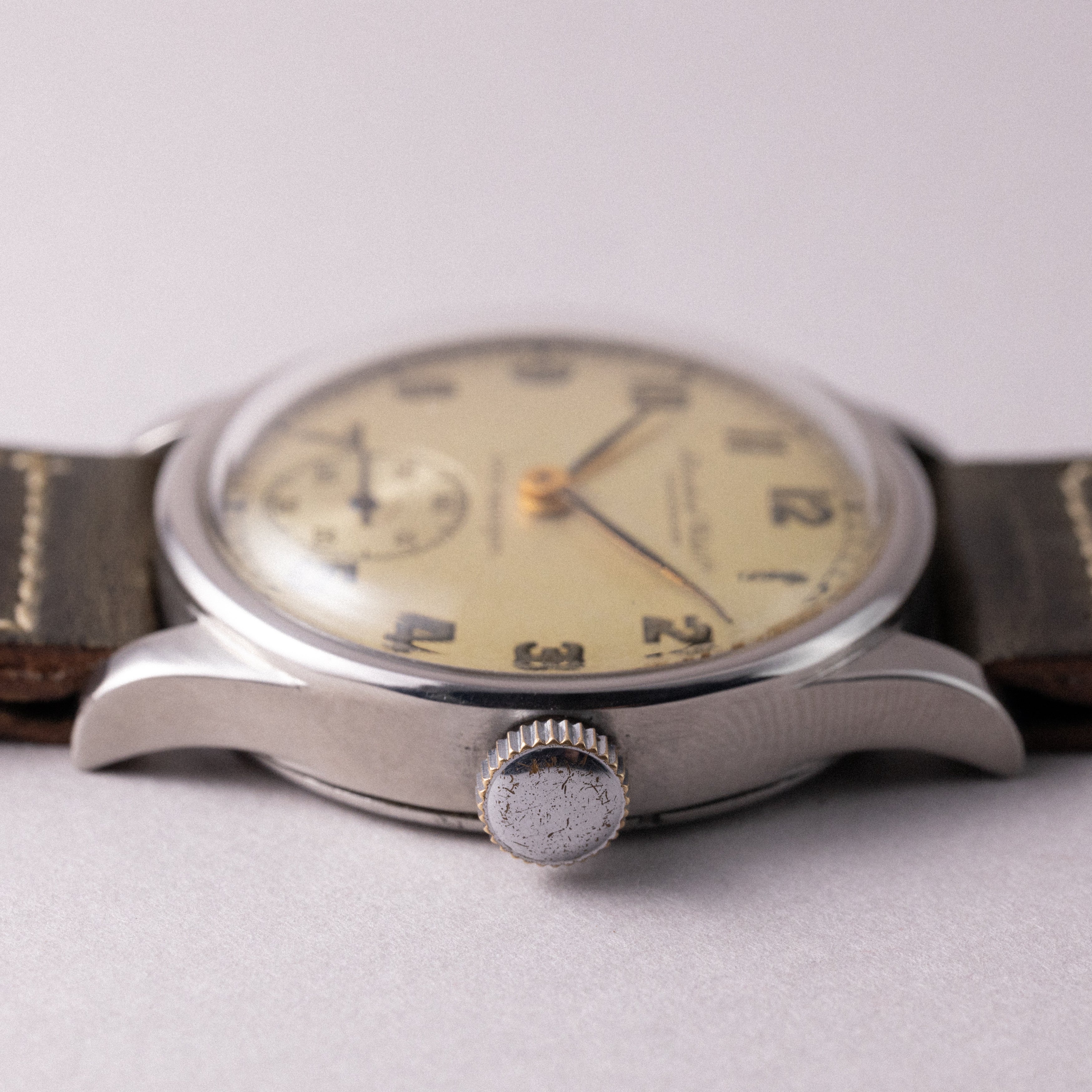 IWC 全アラビア 1938年製 Cal.83 箱付き ラウンドケース