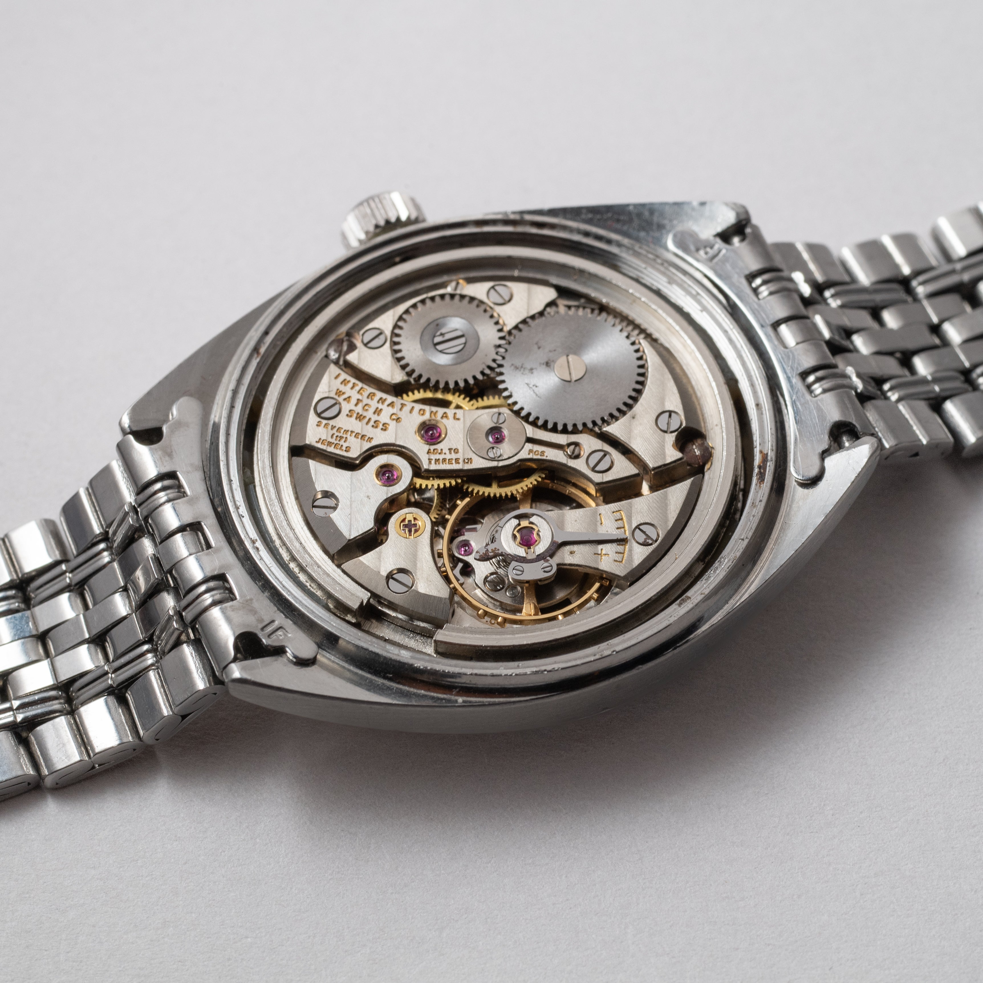 IWC ヨットクラブ ブルー 希少Cal.89搭載手巻きモデル 1974年製 純正GFブレス