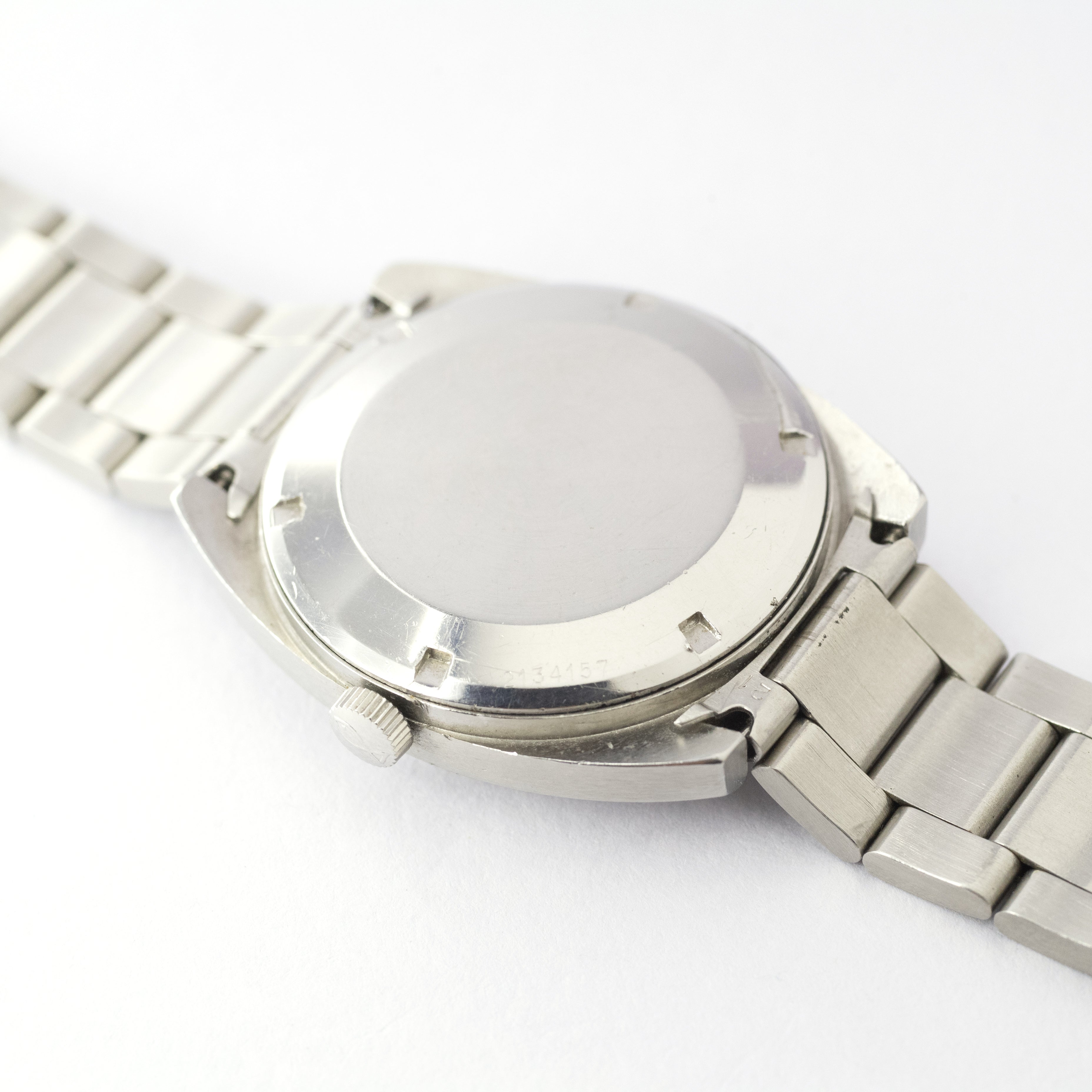 IWC TVスクリーン 1971年製 ブルーダイヤル オートマチック 純正3連ブレス付き